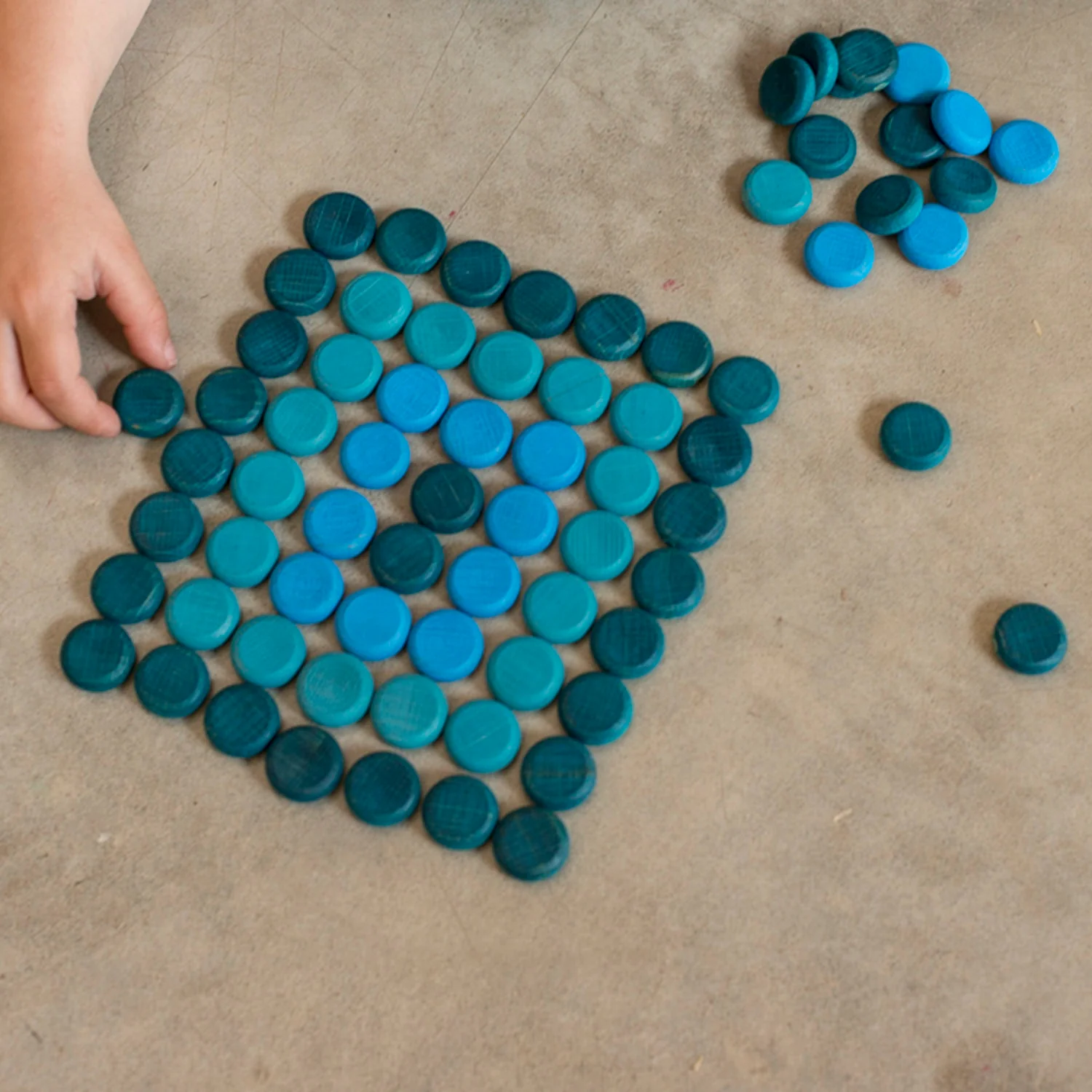 Wooden Coins Mandala - 36 Pieces - Image 2