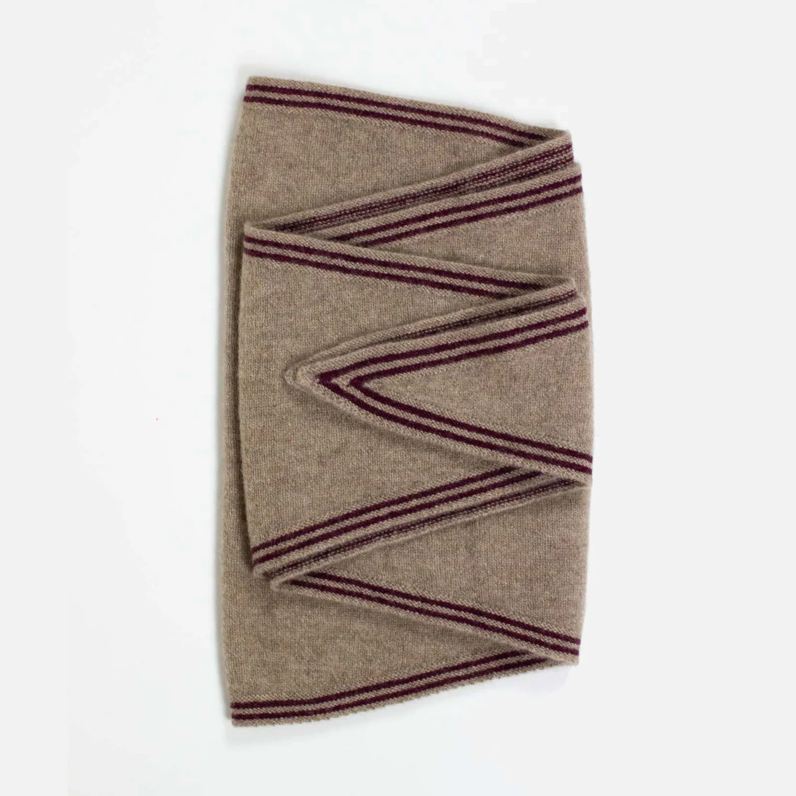 Women's Cashmere Bronte Neck Scarf - Mocha - Image 2