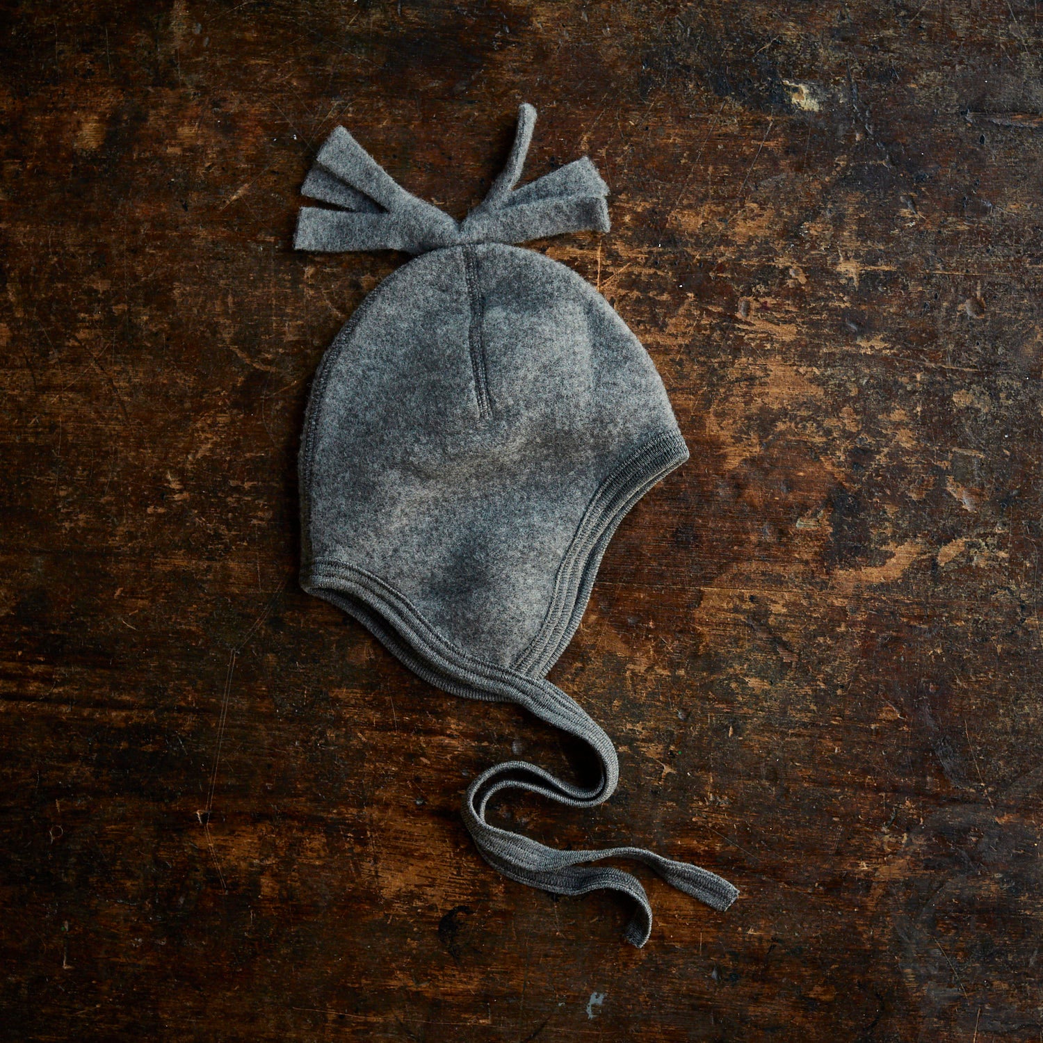Pewit Baby Hat - Merino Wool Fleece - Slate - Image 3