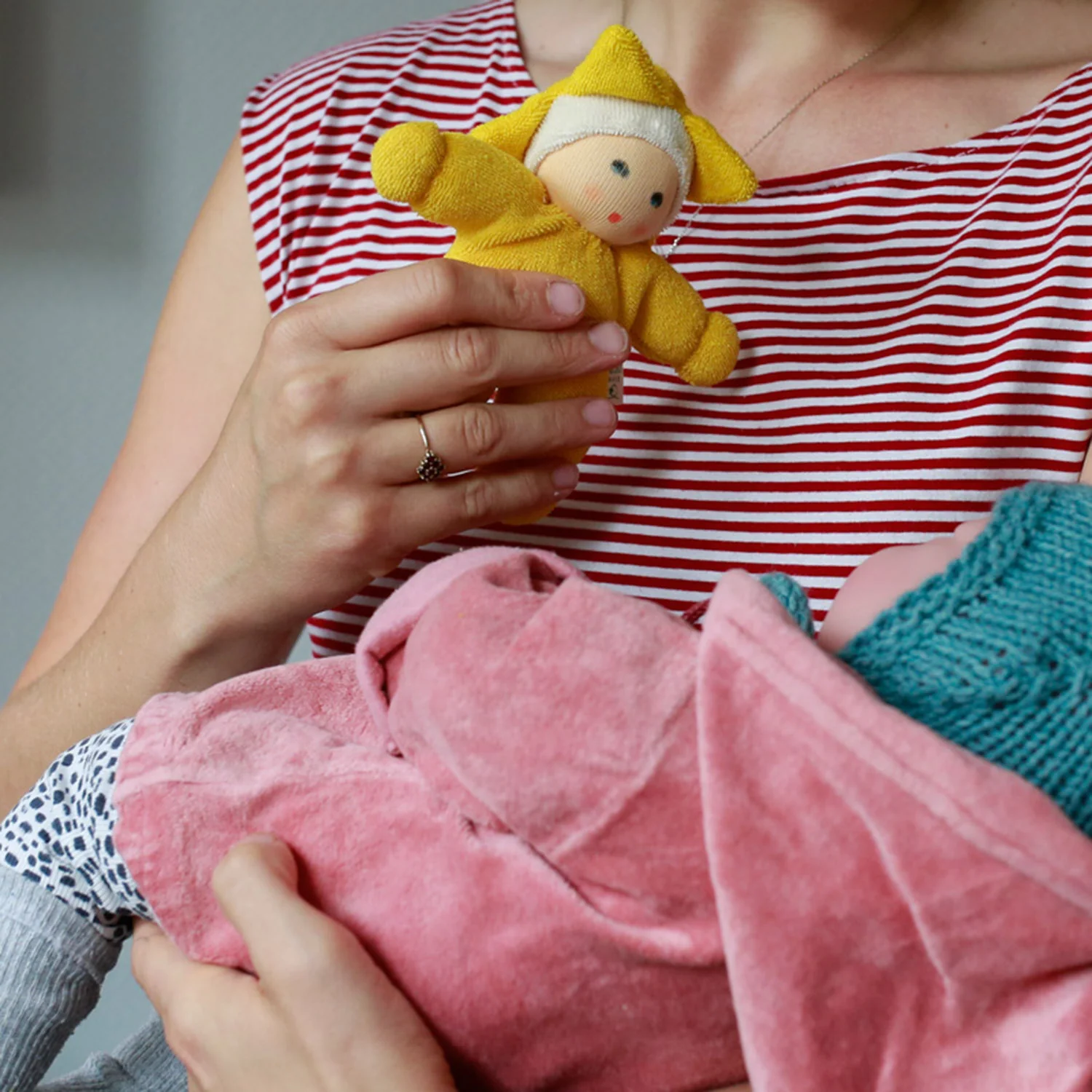 Handmade Cotton/Wool Star Child - Image 2