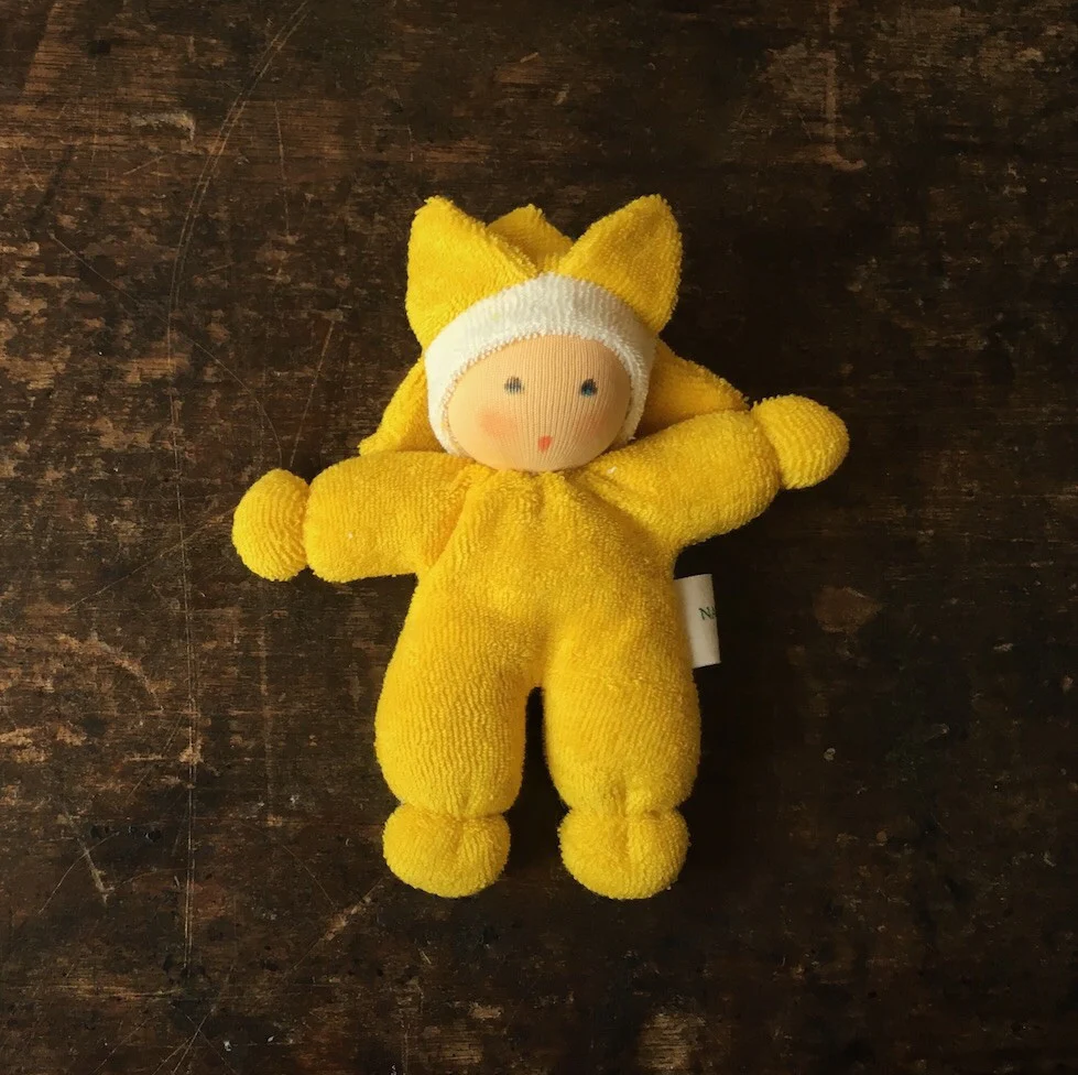 Handmade Cotton/Wool Star Child - Image 4