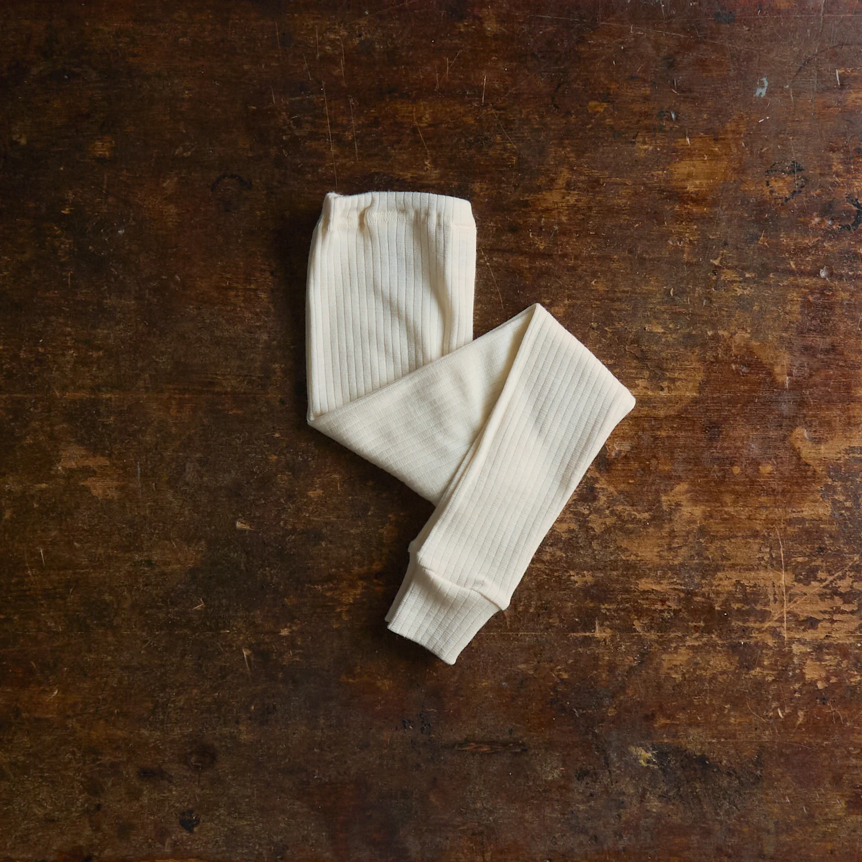 Baby & Kids Merino Wool/Cotton/Silk Pants - Natural