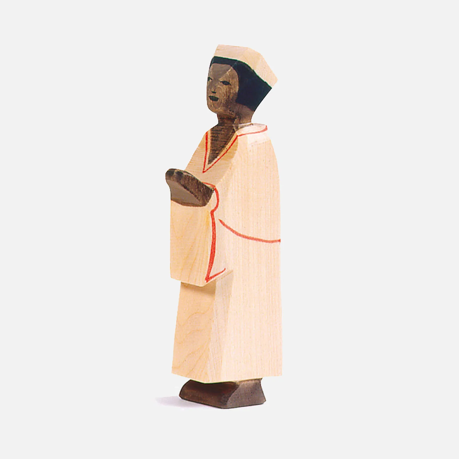 Handcrafted Wooden African Man - Image 3