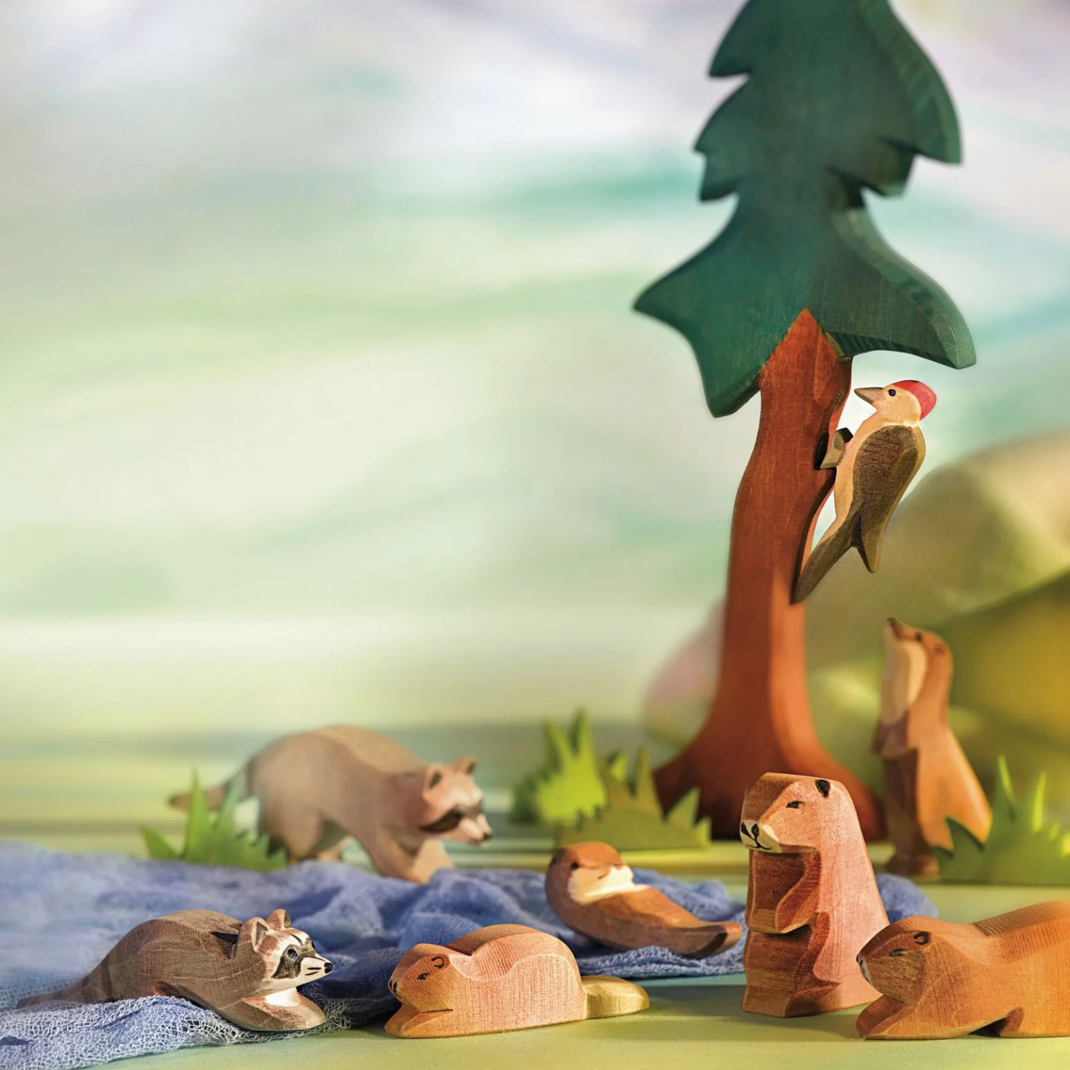 Handcrafted Wooden Baby Beaver - Image 3
