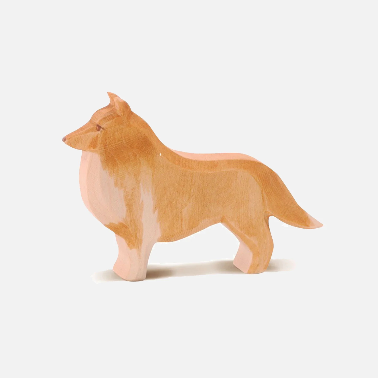 Handcrafted Wooden Collie - Image 2