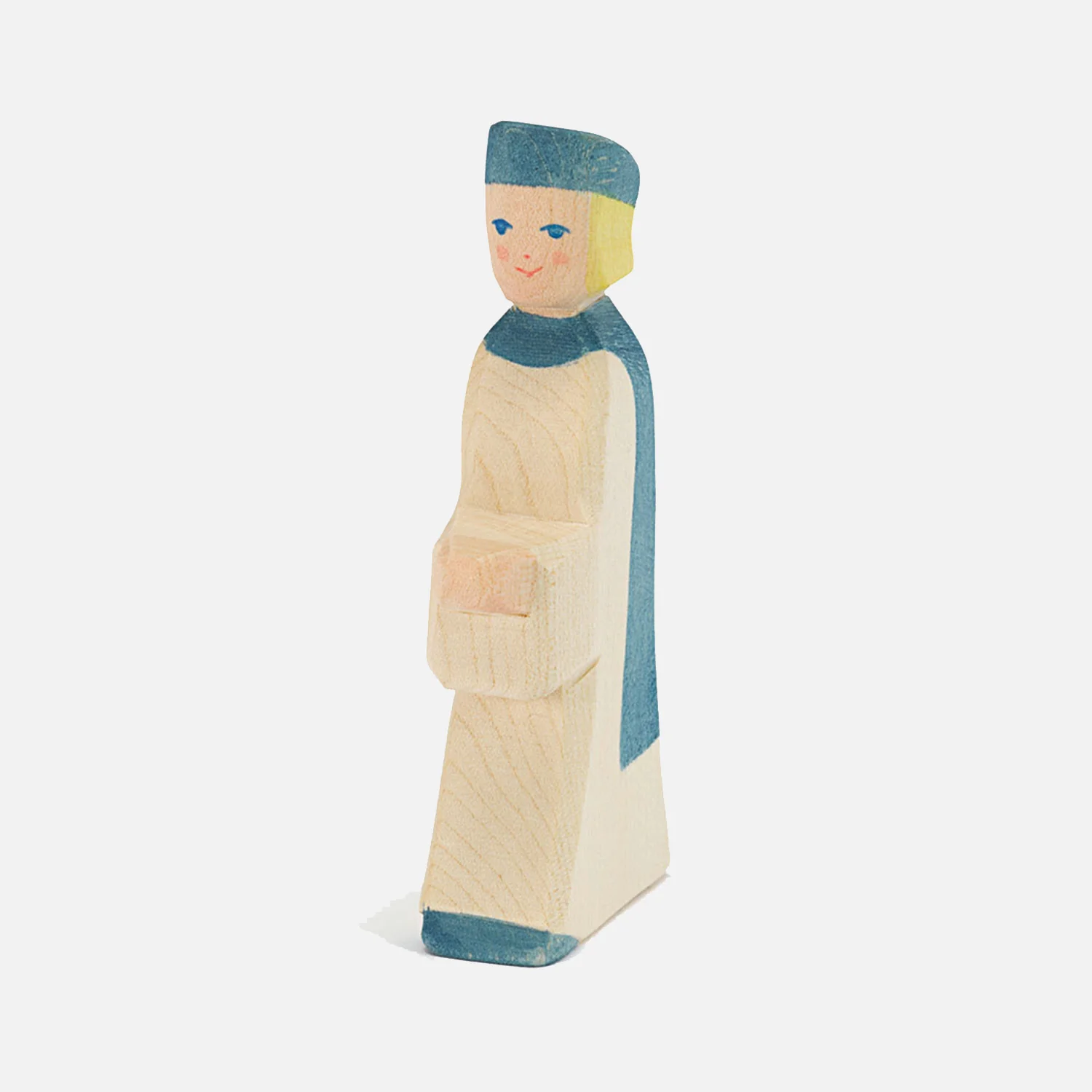 Handcrafted Wooden King Page - Blue - Image 2