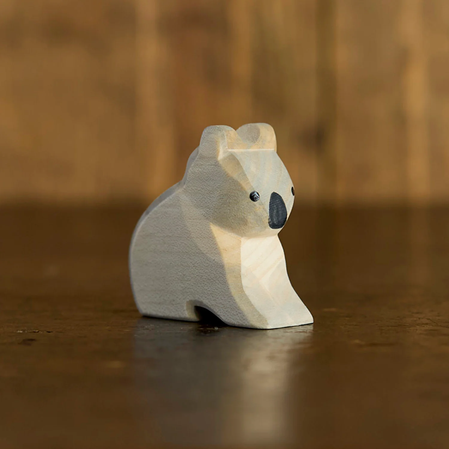 Handcrafted Wooden Koala Sitting