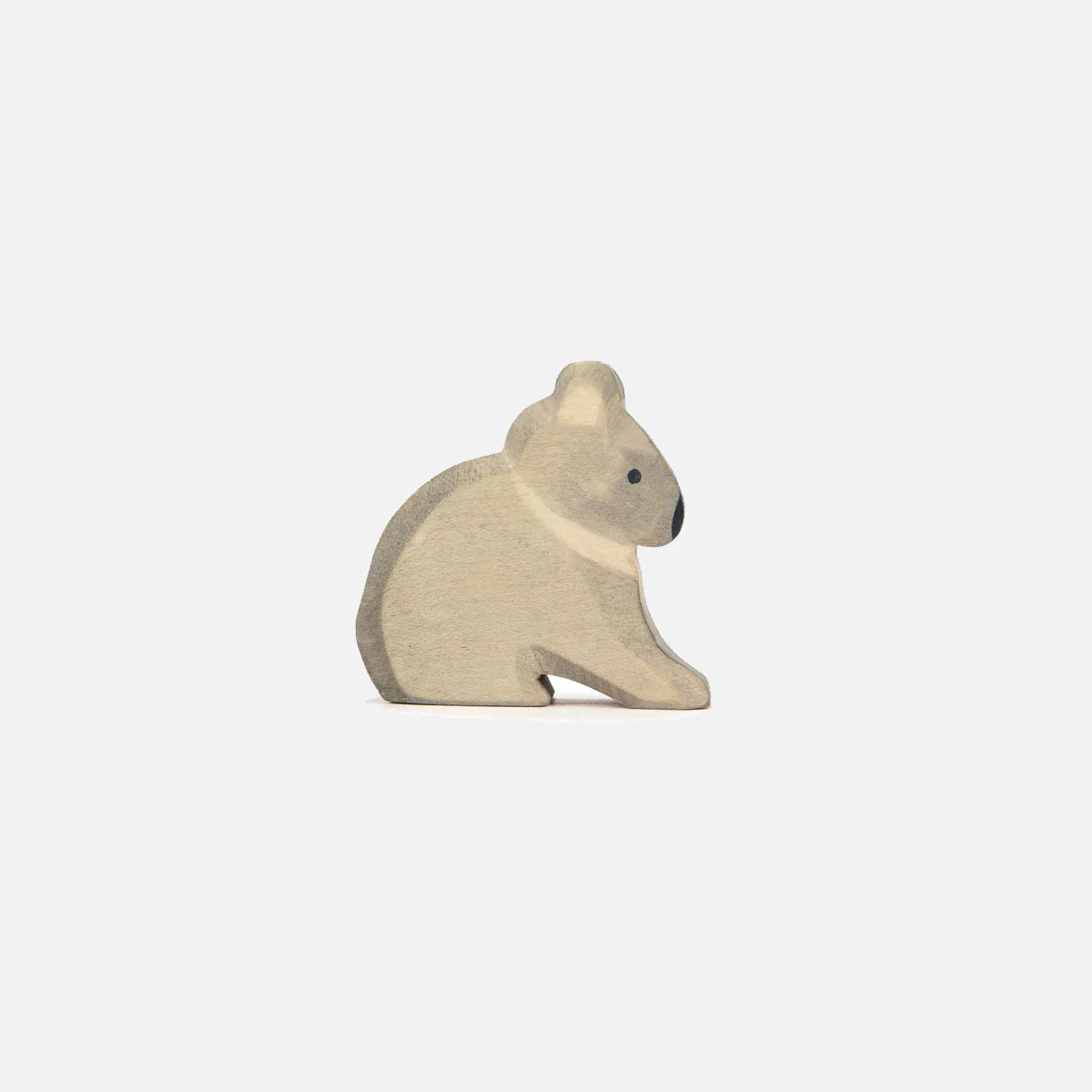 Handcrafted Wooden Koala Sitting - Image 3