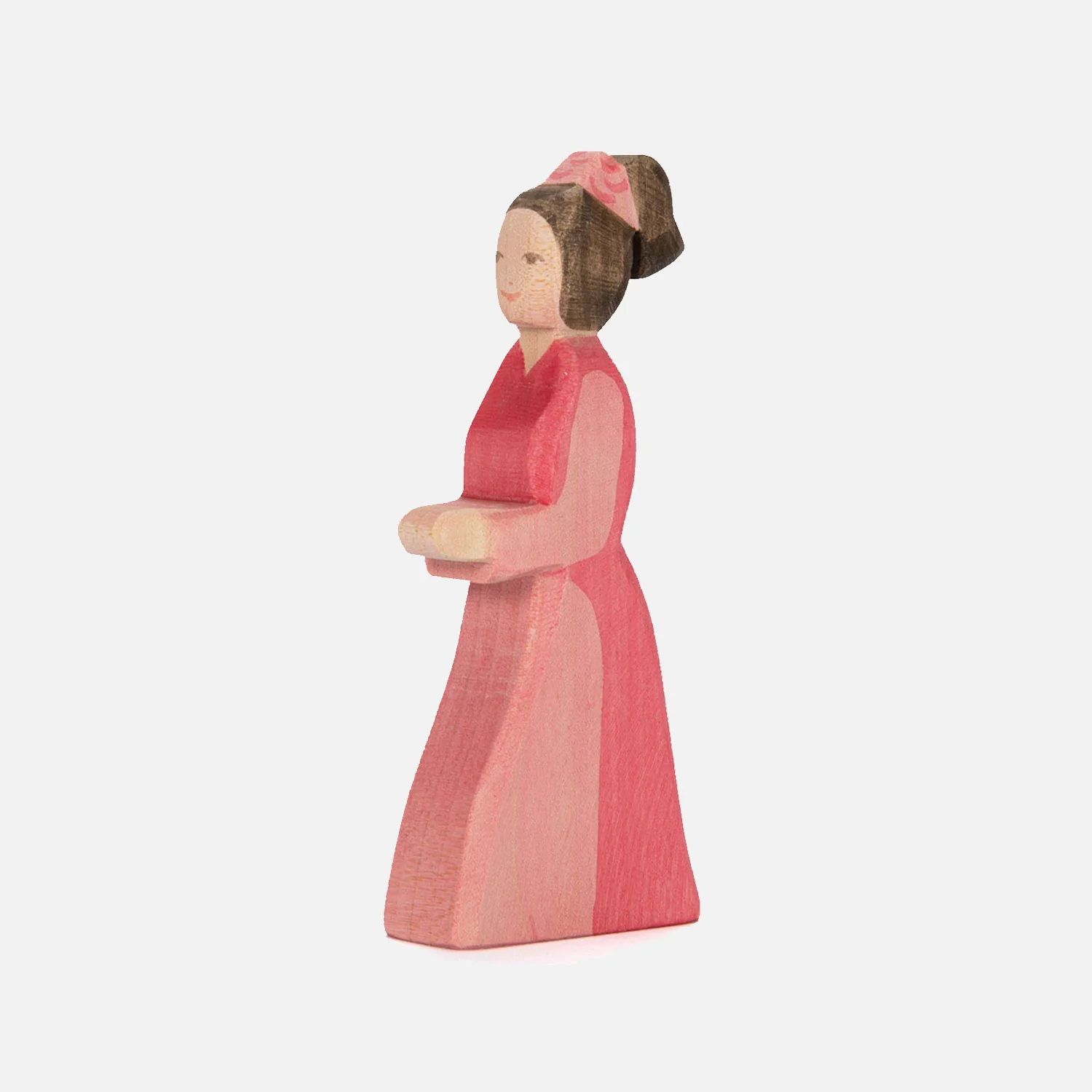 Handcrafted Wooden Lady-in-waiting - Image 2