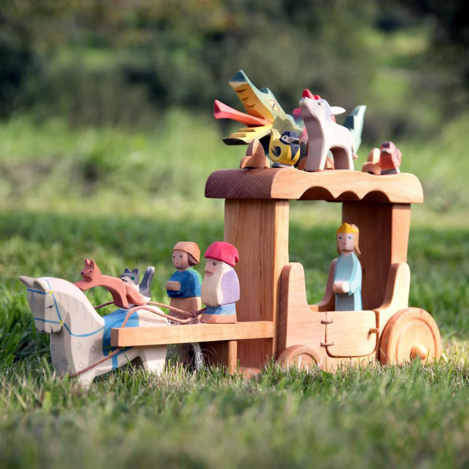 Handcrafted Wooden Stage Coach/Carriage