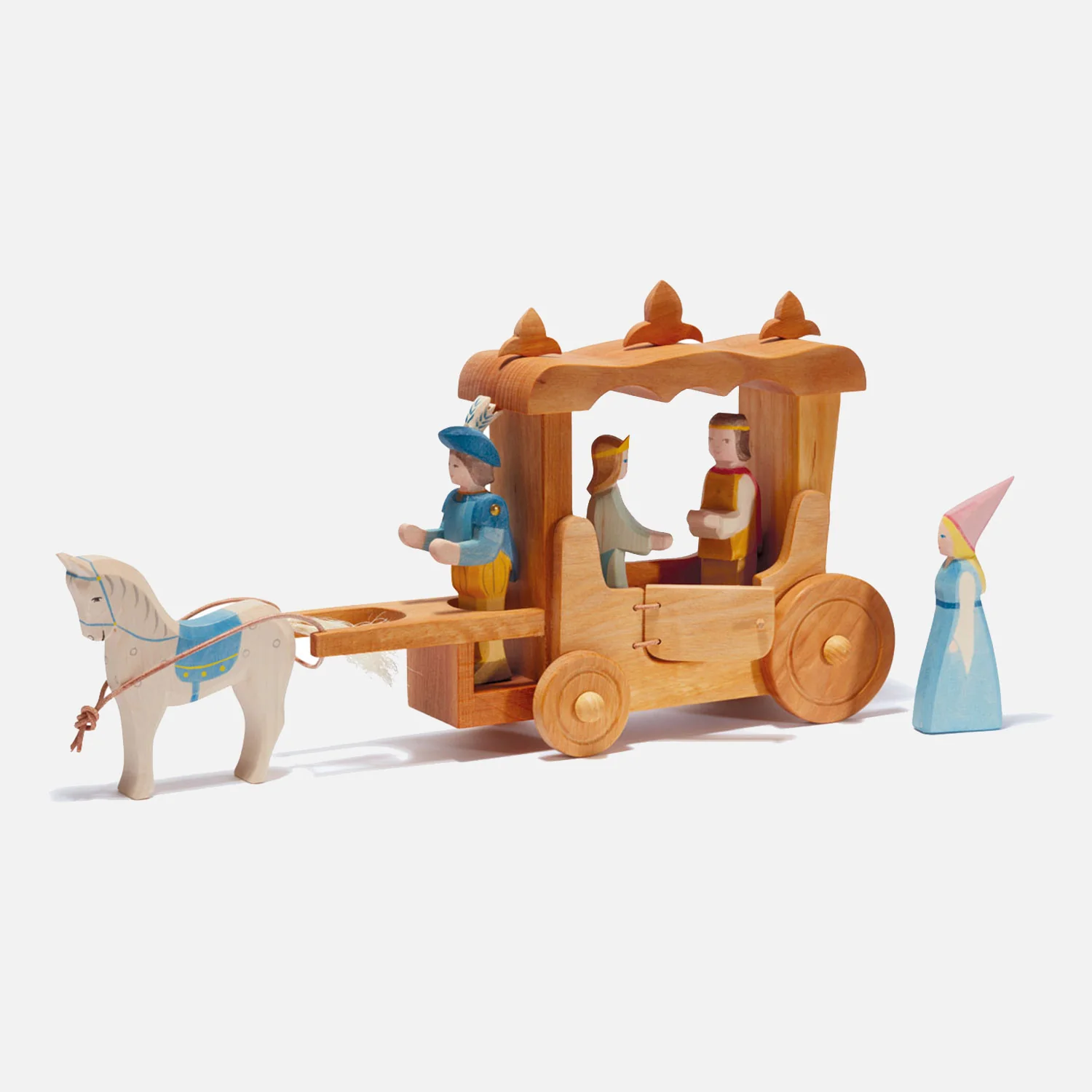 Handcrafted Wooden Stage Coach/Carriage - Image 3