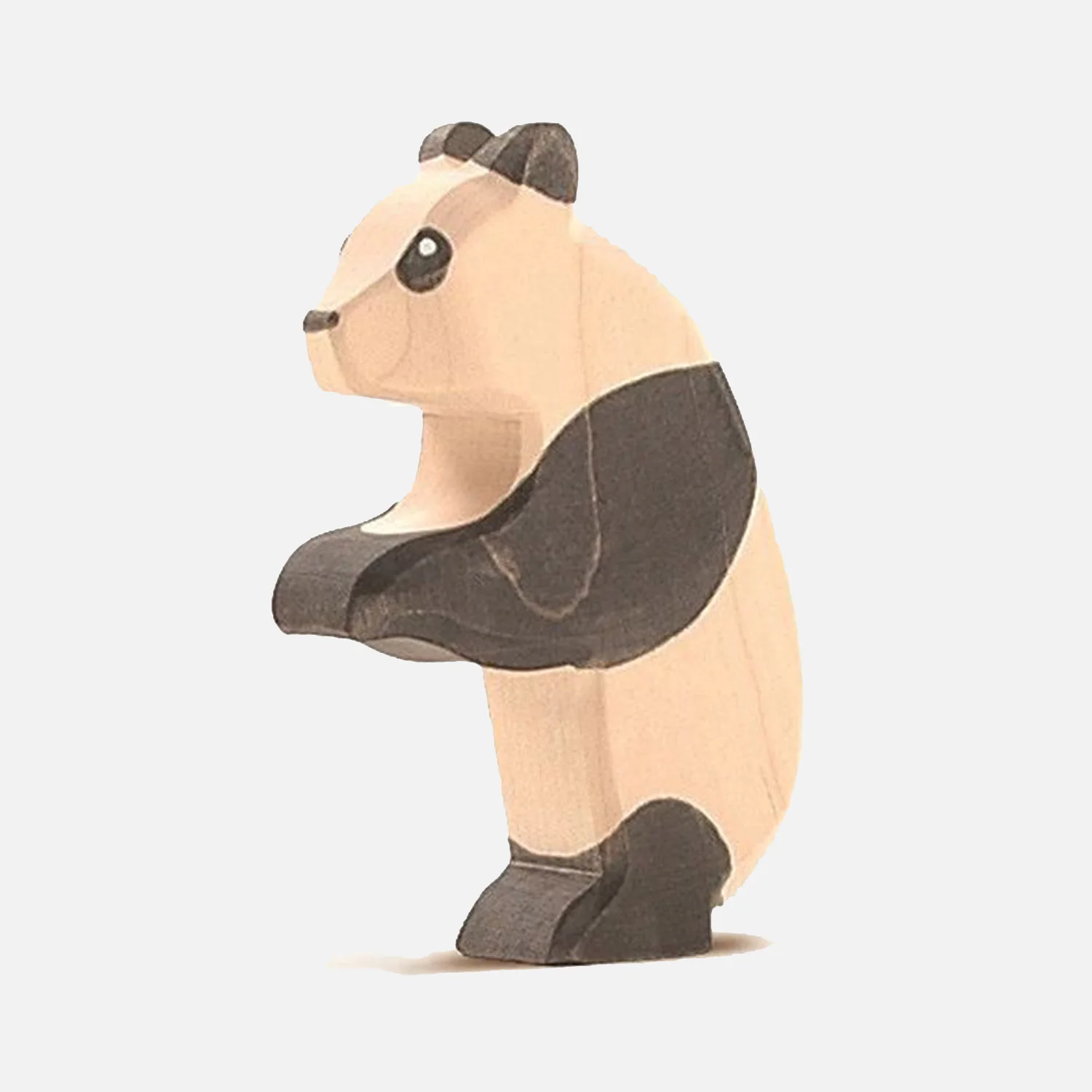 Handcrafted Wooden Standing Panda - Image 3