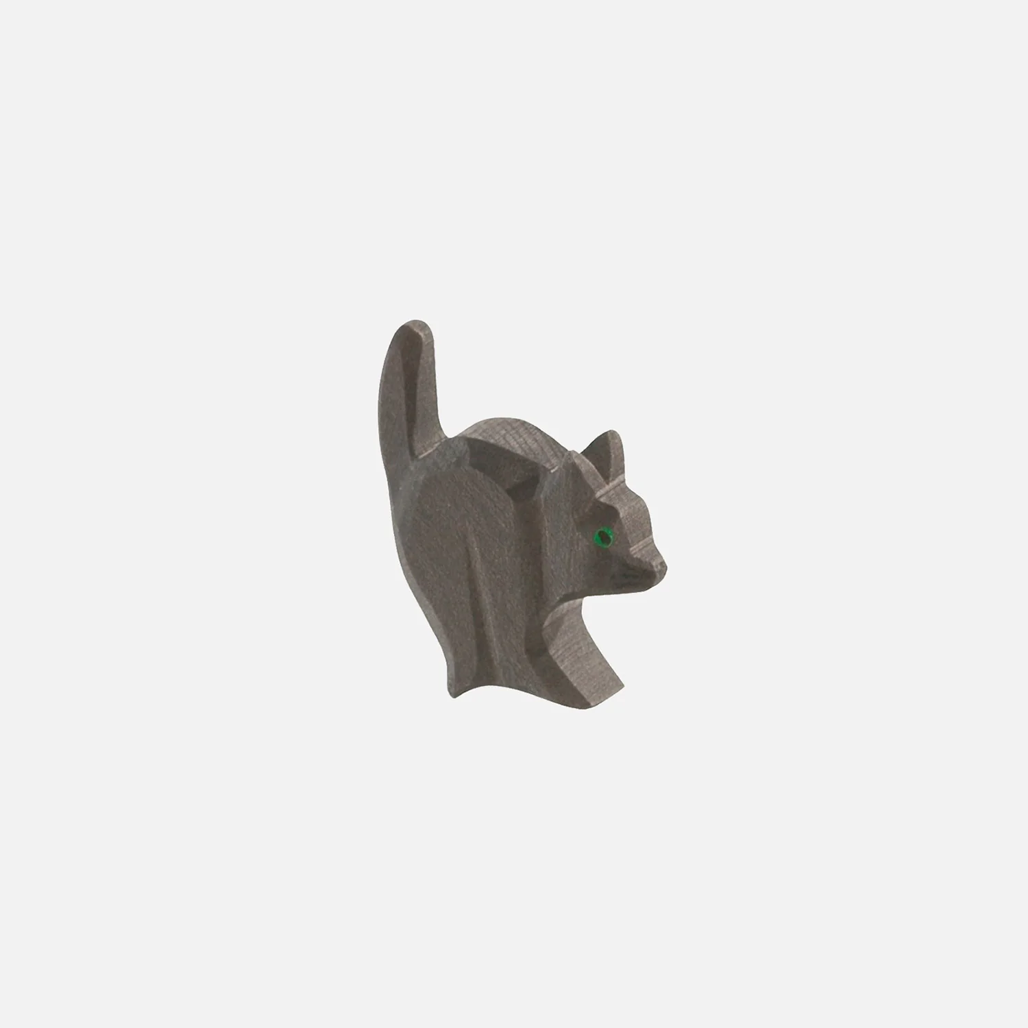 Handmade Wooden Cat for Witch - Image 2