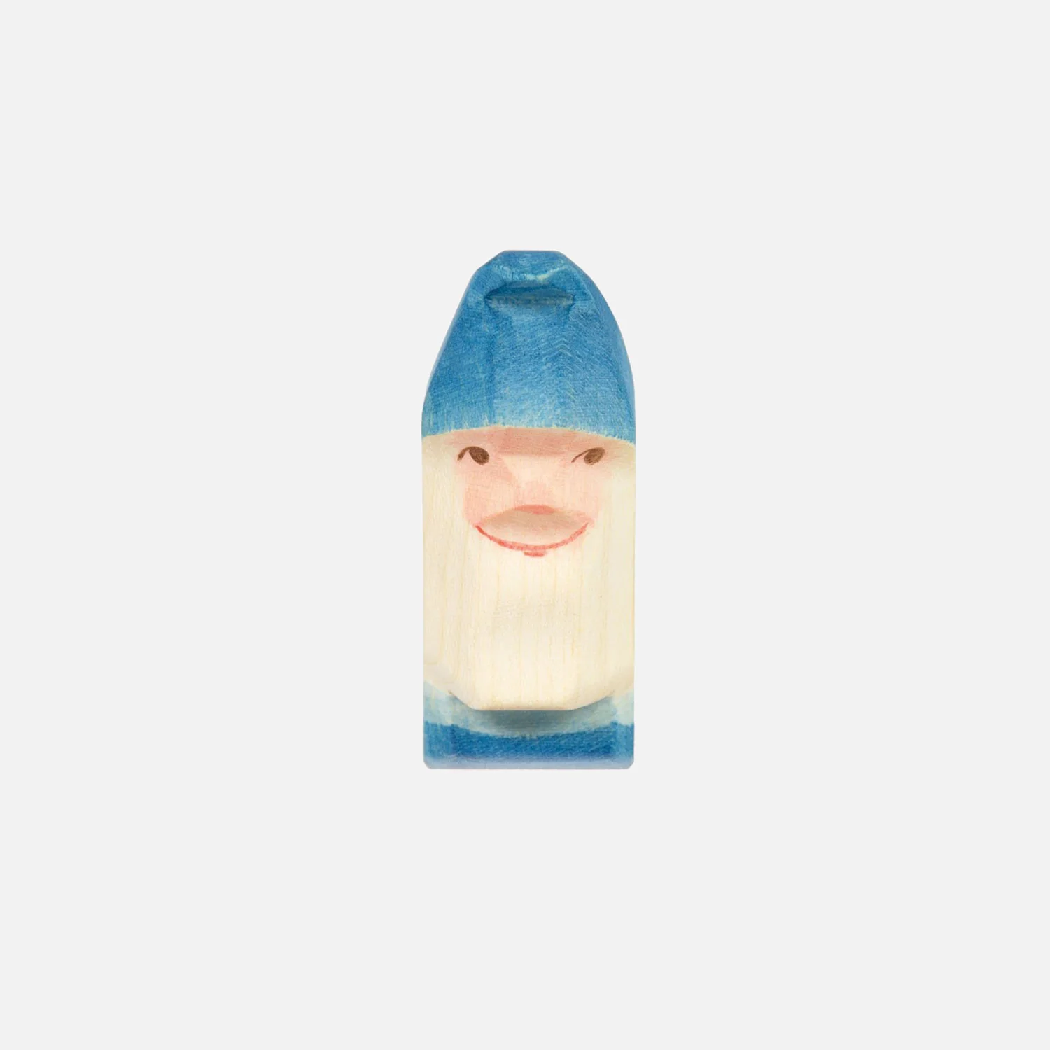 Handmade Wooden Dwarf - Blue - Image 6