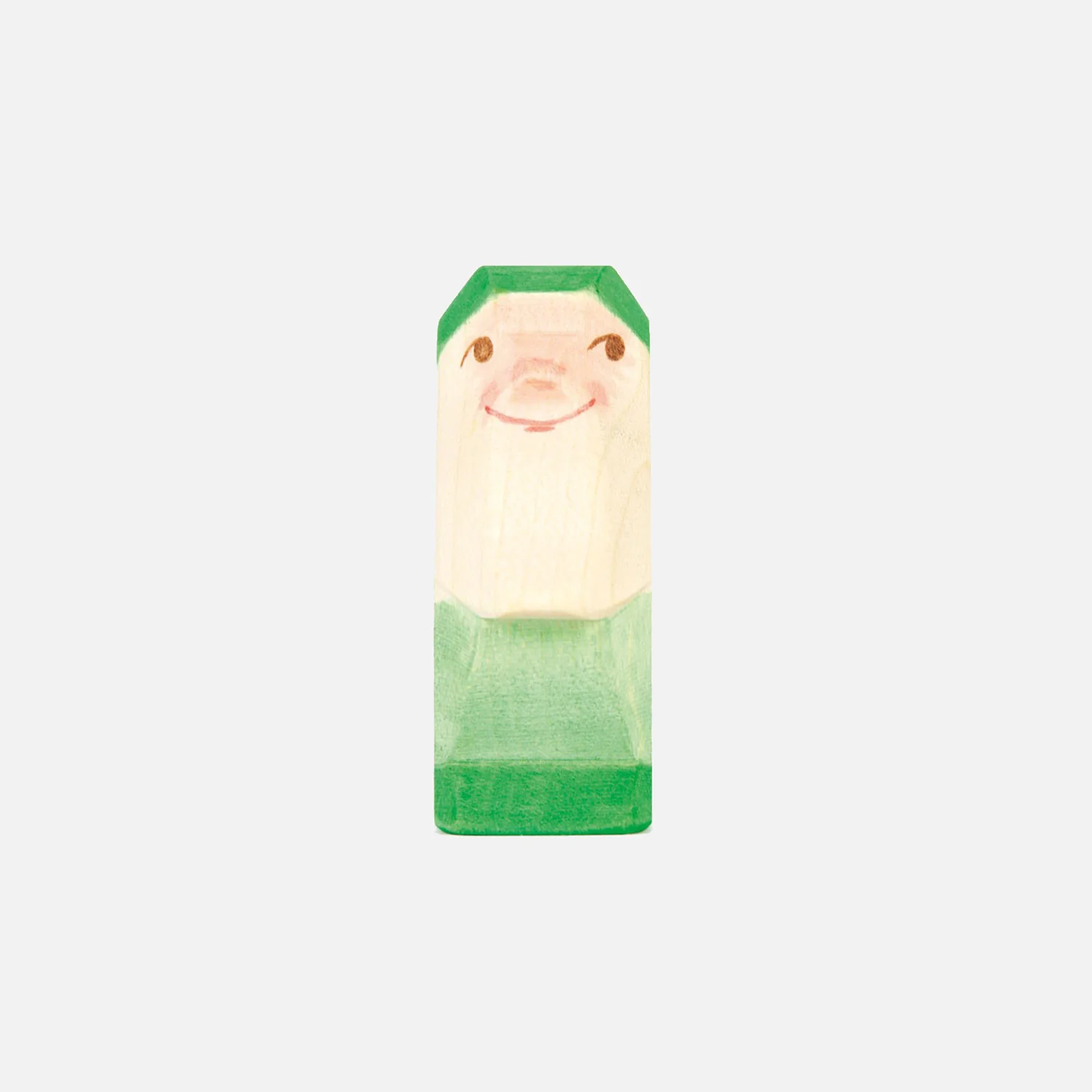 Handmade Wooden Dwarf - Green - Image 5