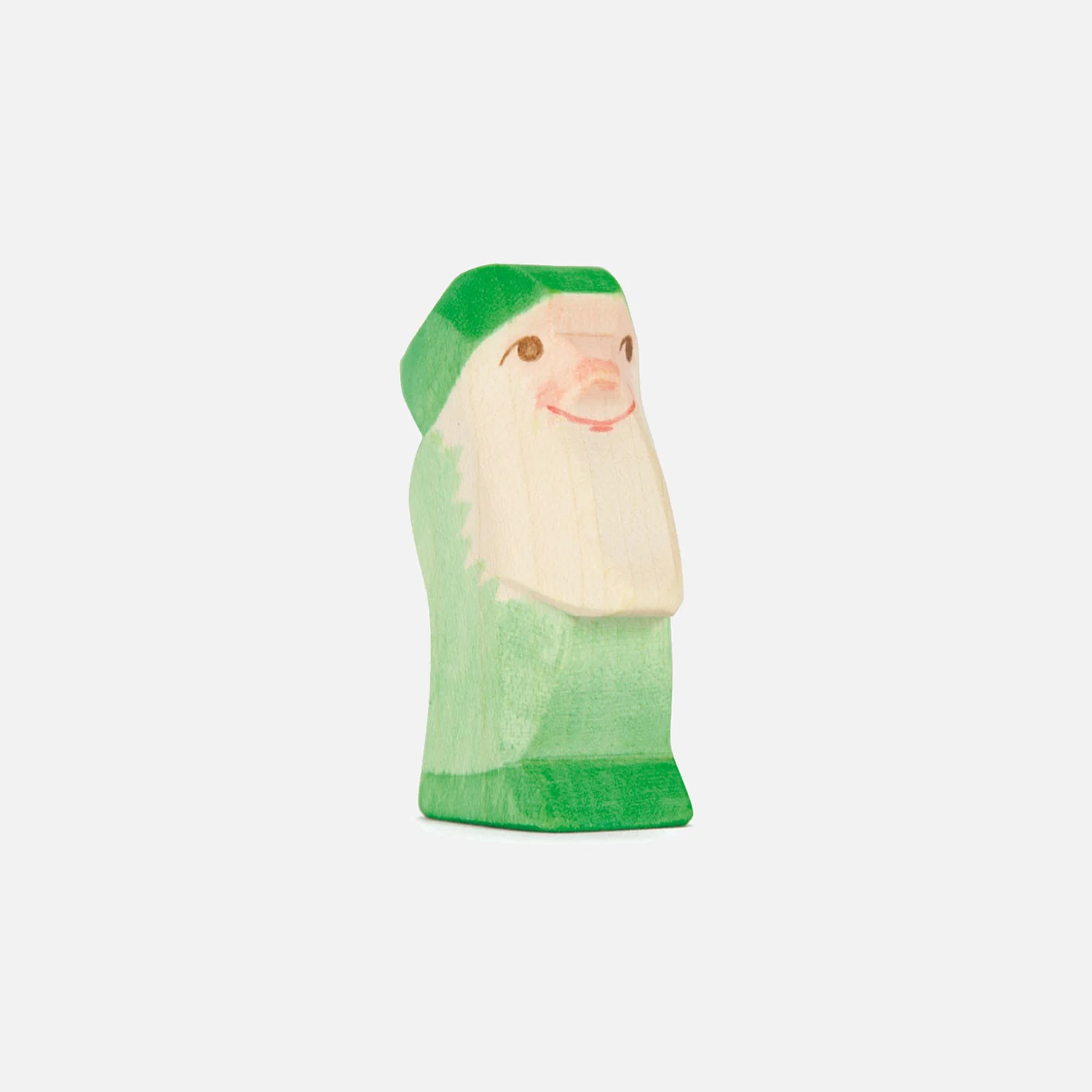Handmade Wooden Dwarf - Green - Image 6