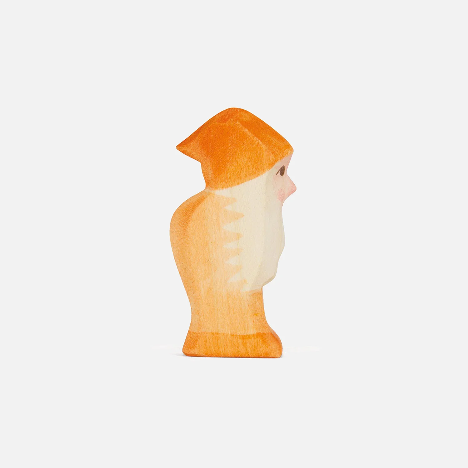 Handmade Wooden Dwarf - Orange - Image 6