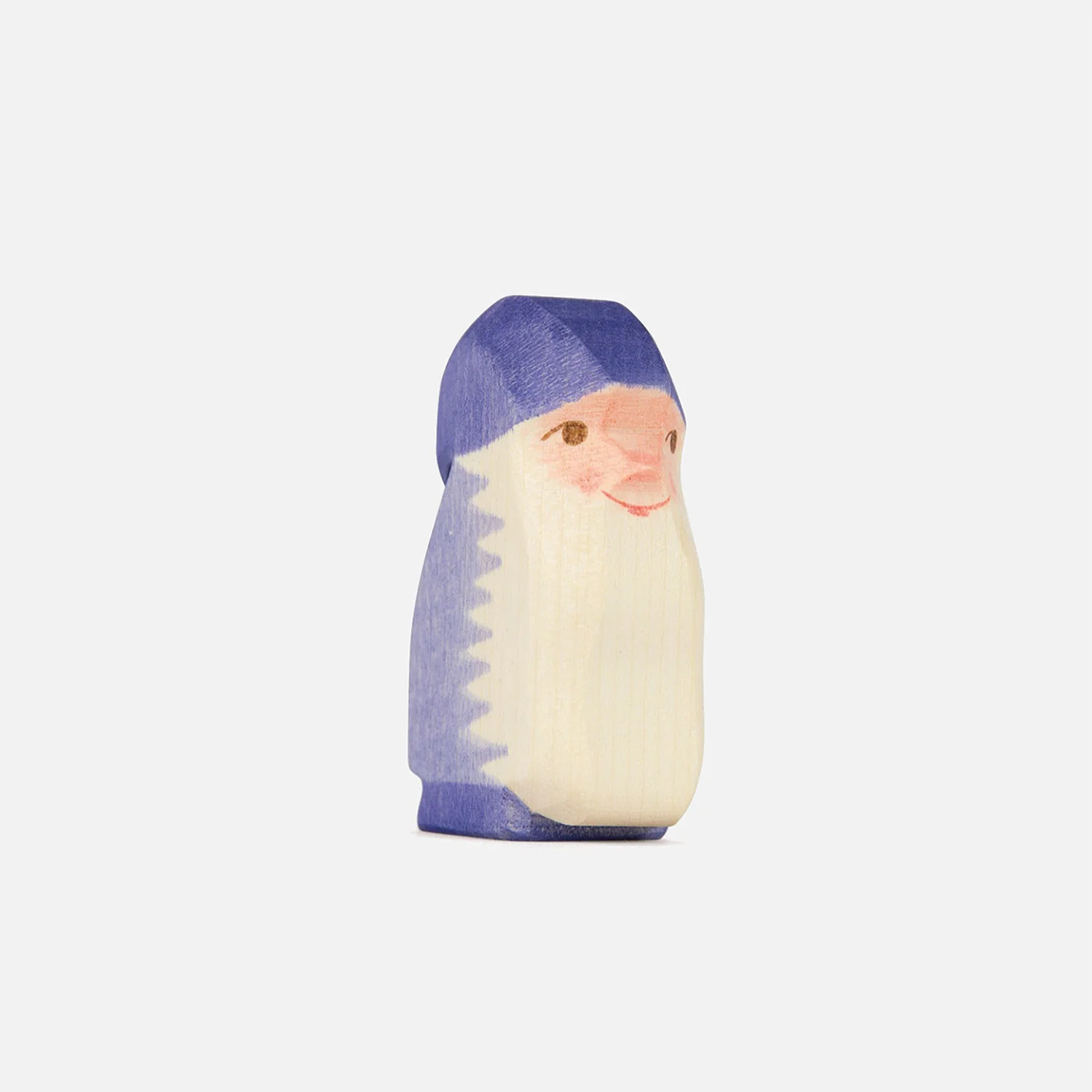 Handmade Wooden Dwarf - Purple - Image 4