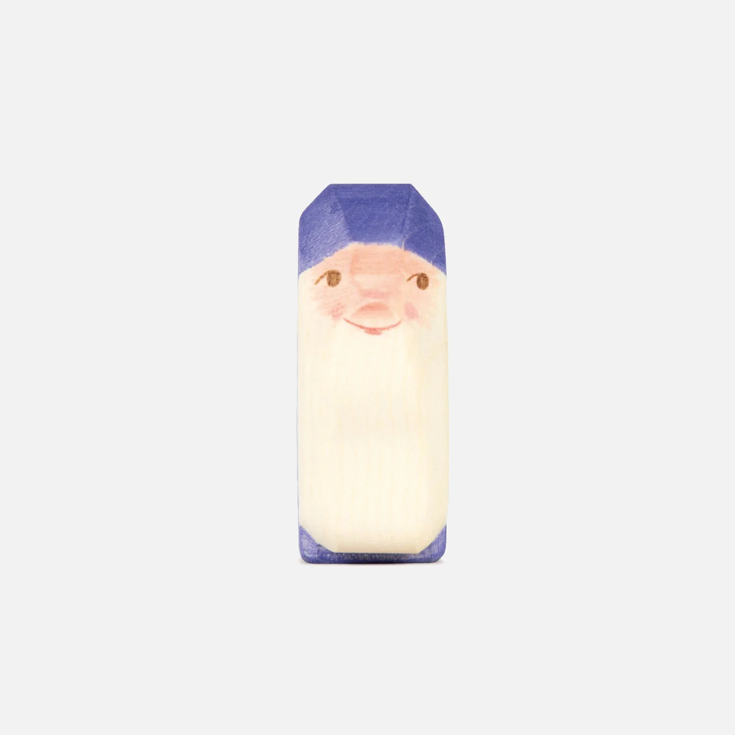 Handmade Wooden Dwarf - Purple - Image 6