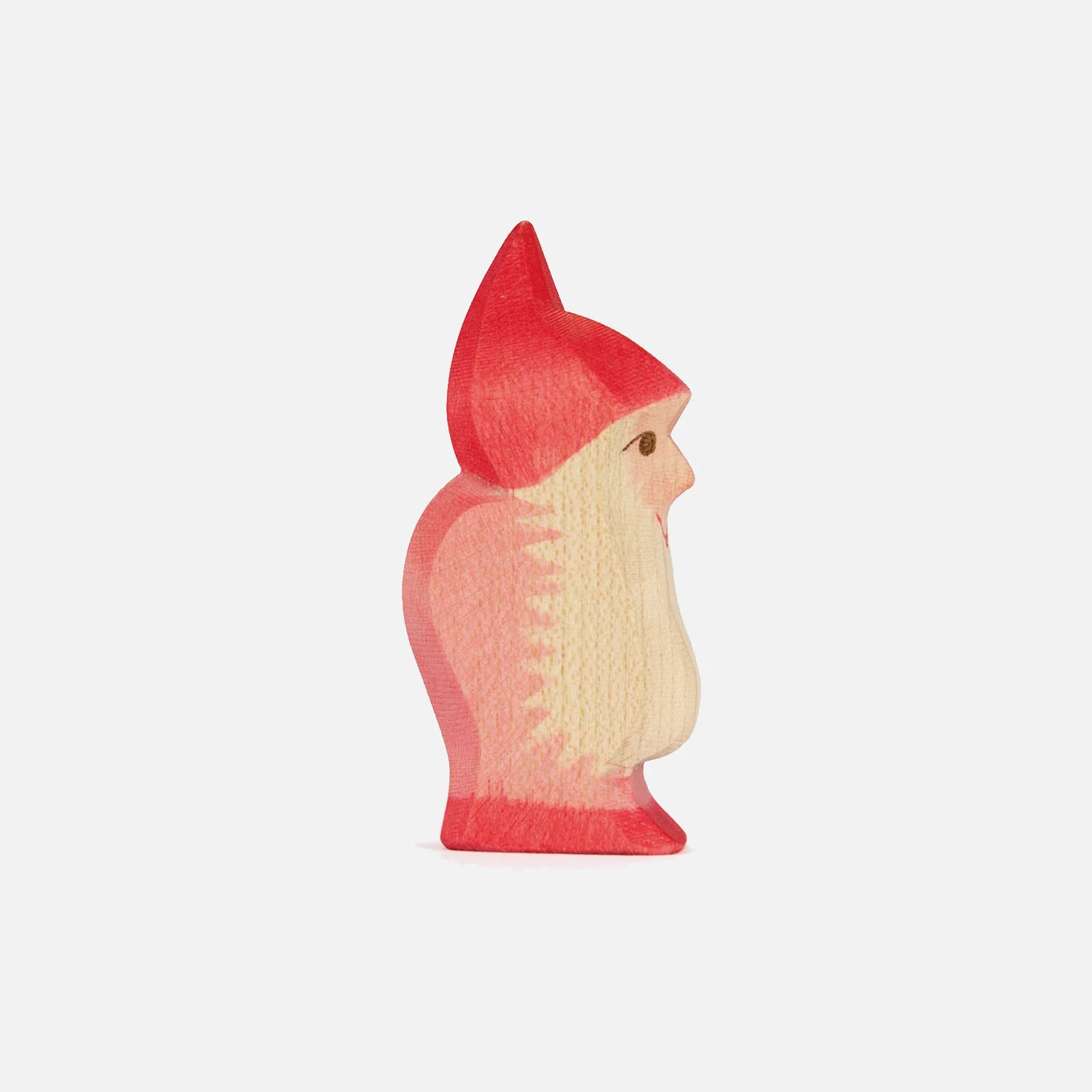Handmade Wooden Dwarf - Red - Image 4
