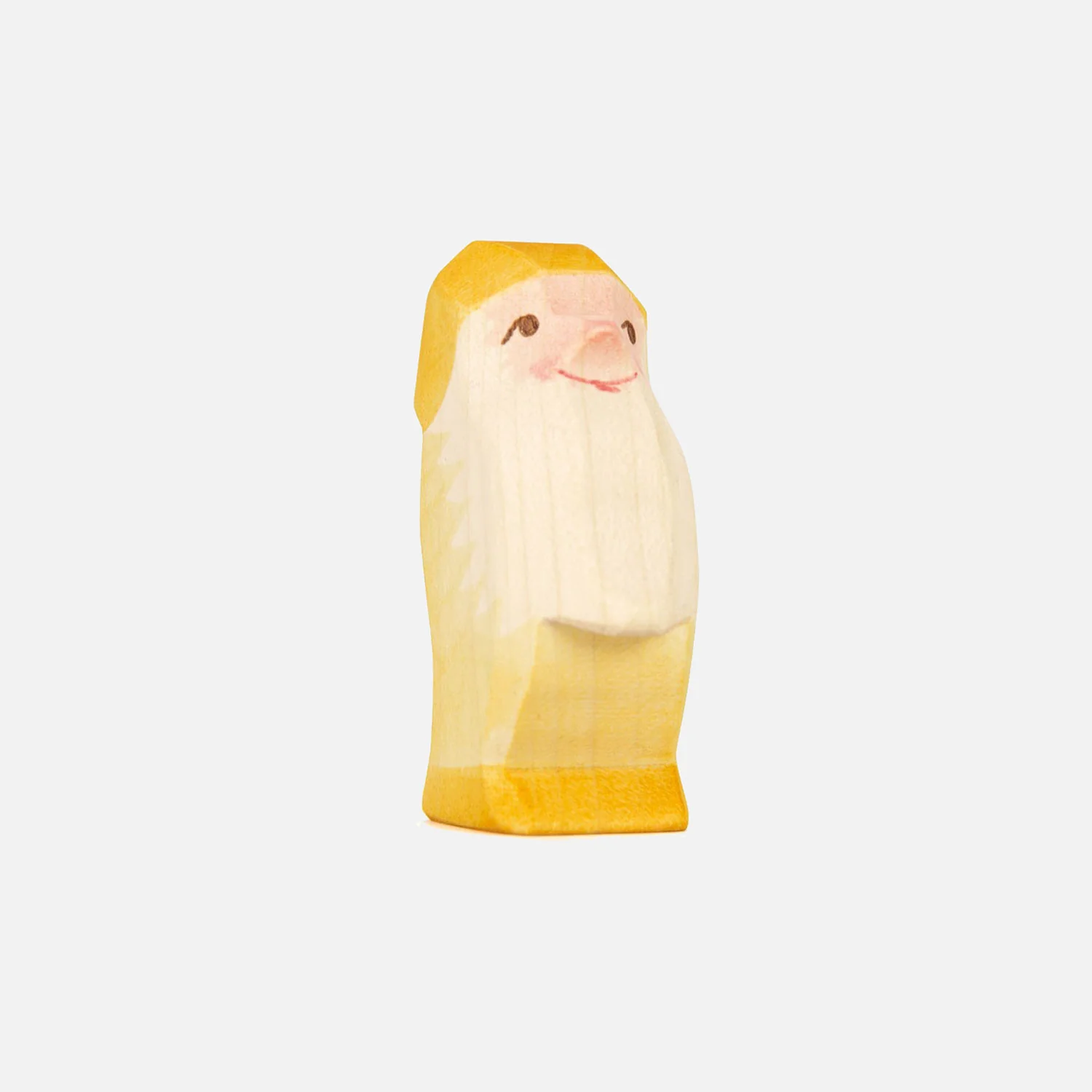 Handmade Wooden Dwarf - Yellow - Image 4