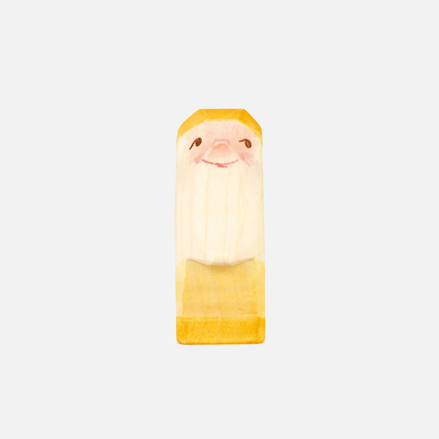 Handmade Wooden Dwarf - Yellow - Image 6