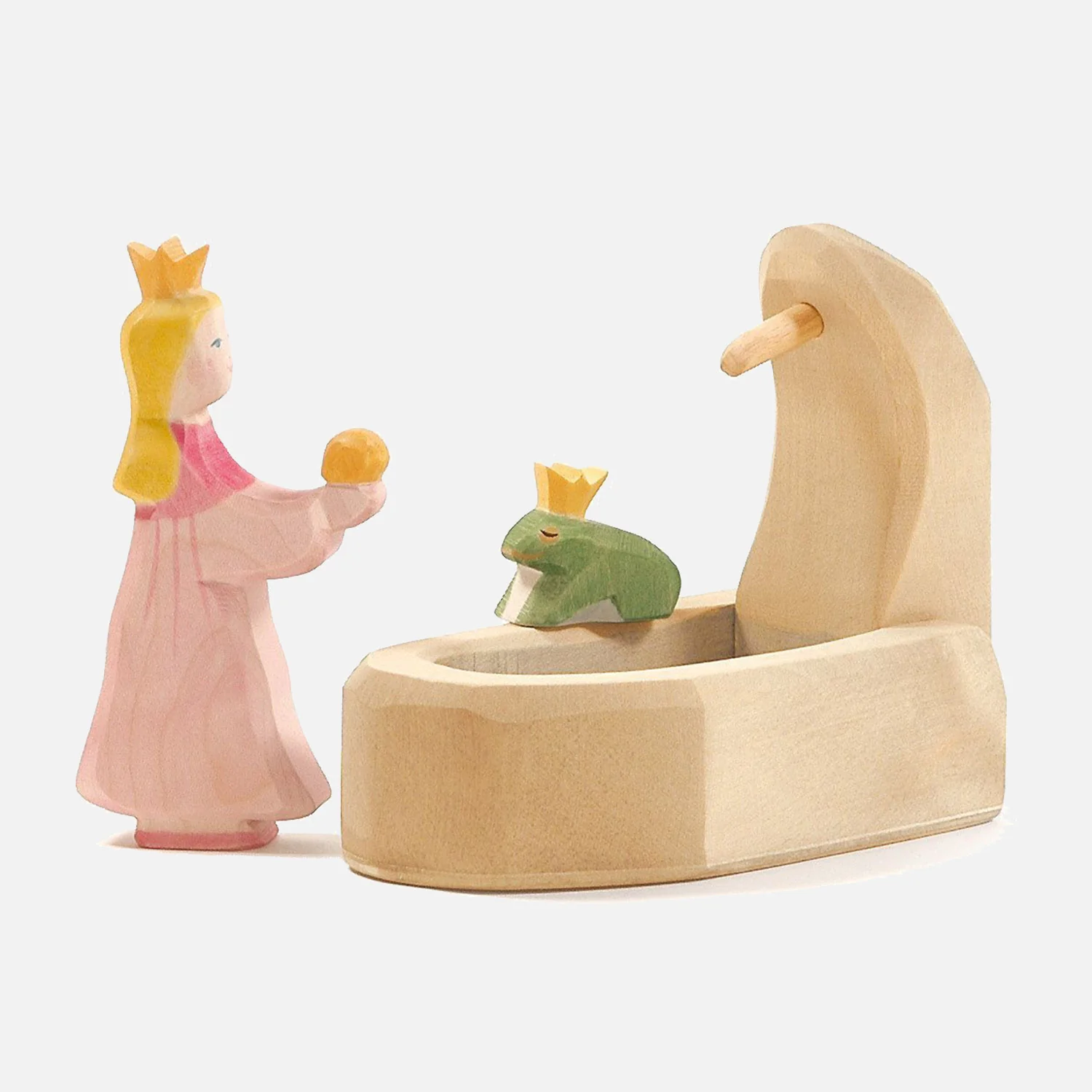 Handmade Wooden Princess for Frog King - Image 5