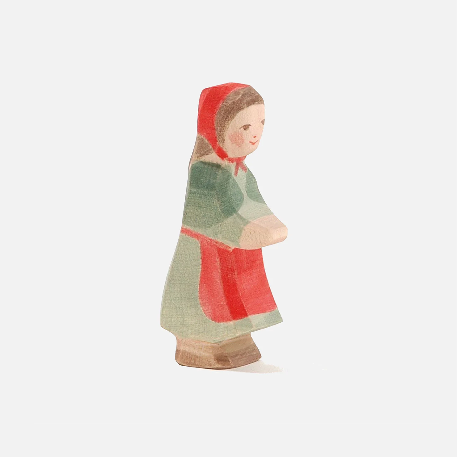 Handmade Wooden Red Riding Hood - Image 3