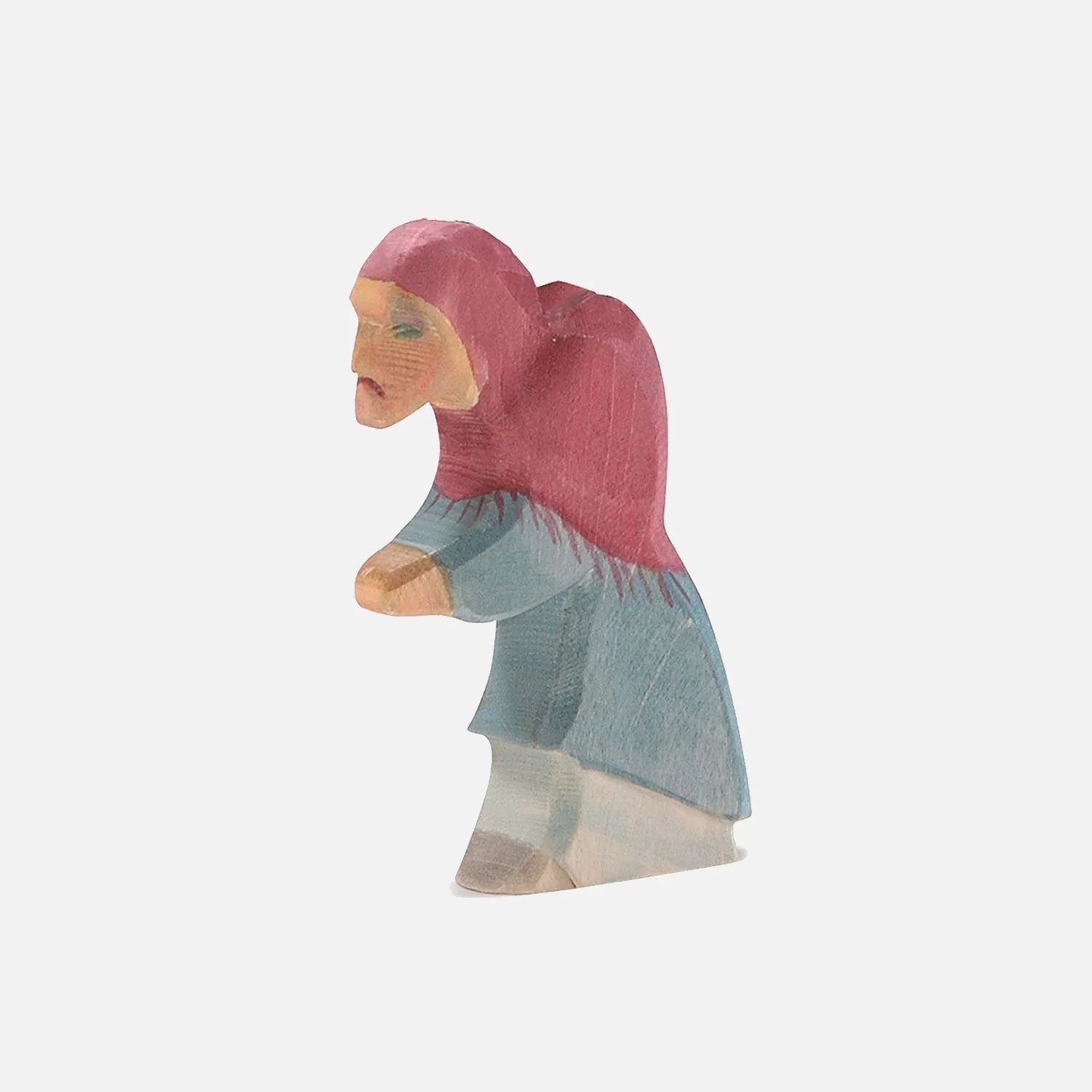Handmade Wooden Witch - Image 2