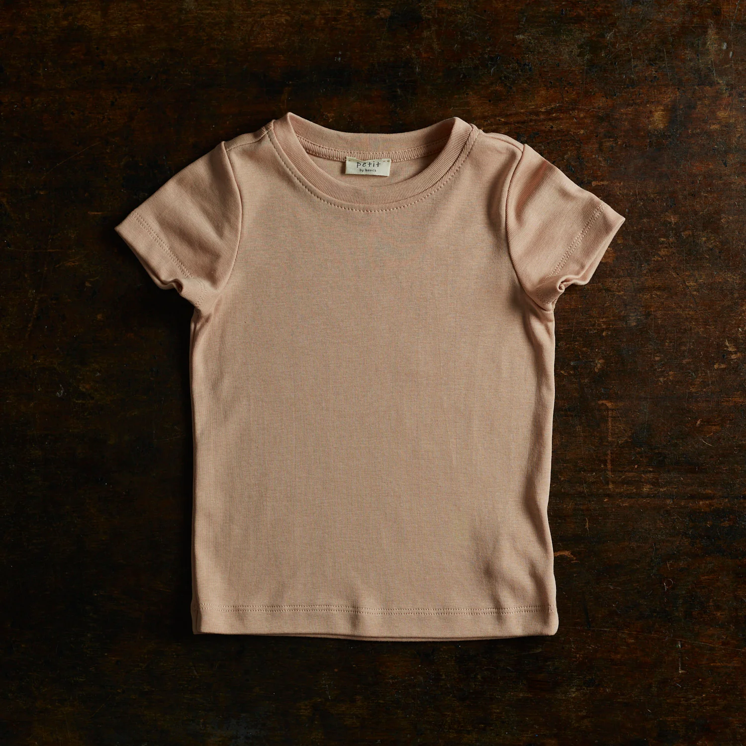 Kids Cotton Andi Tee - Dusty Pink
