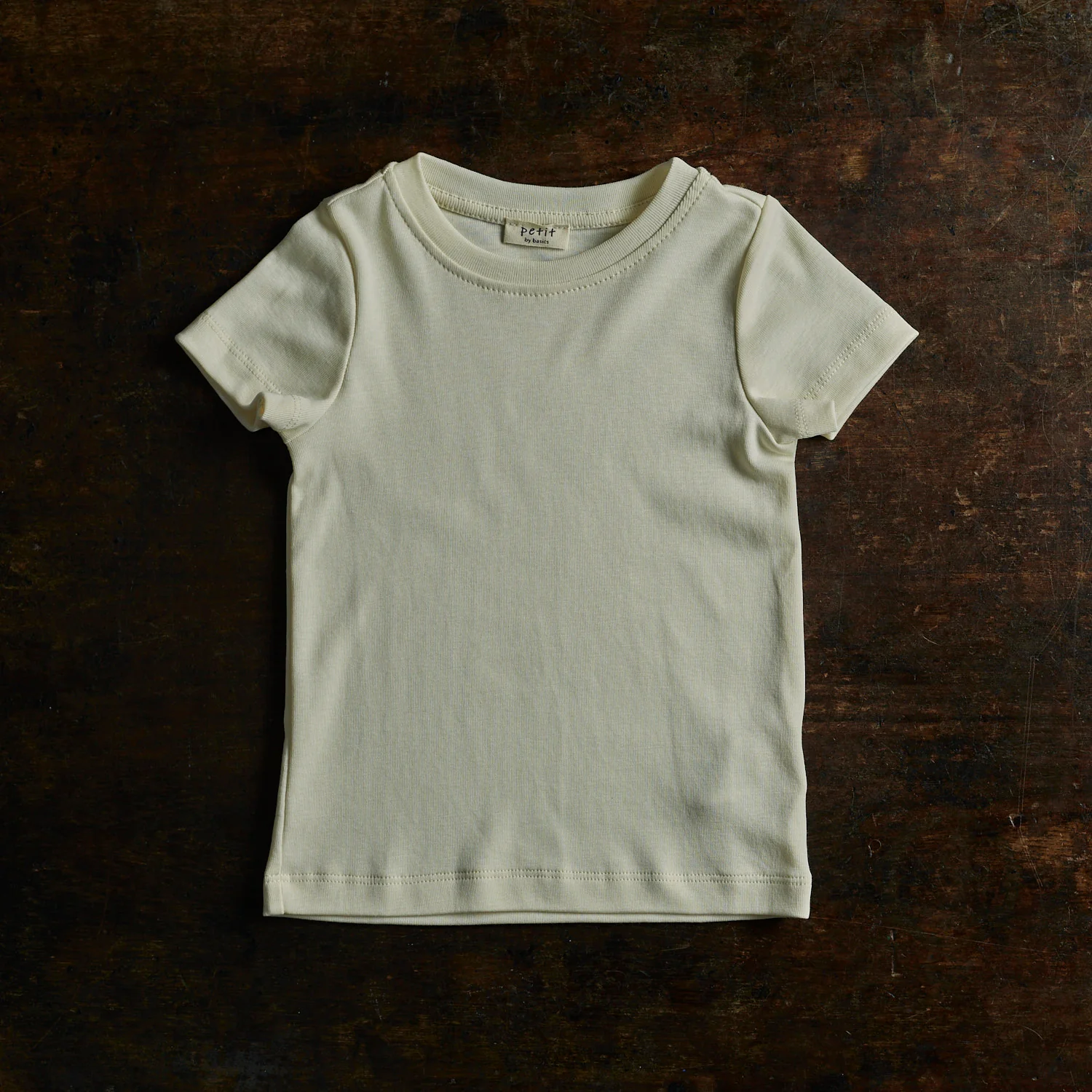 Kids Cotton Andi Tee - Natural