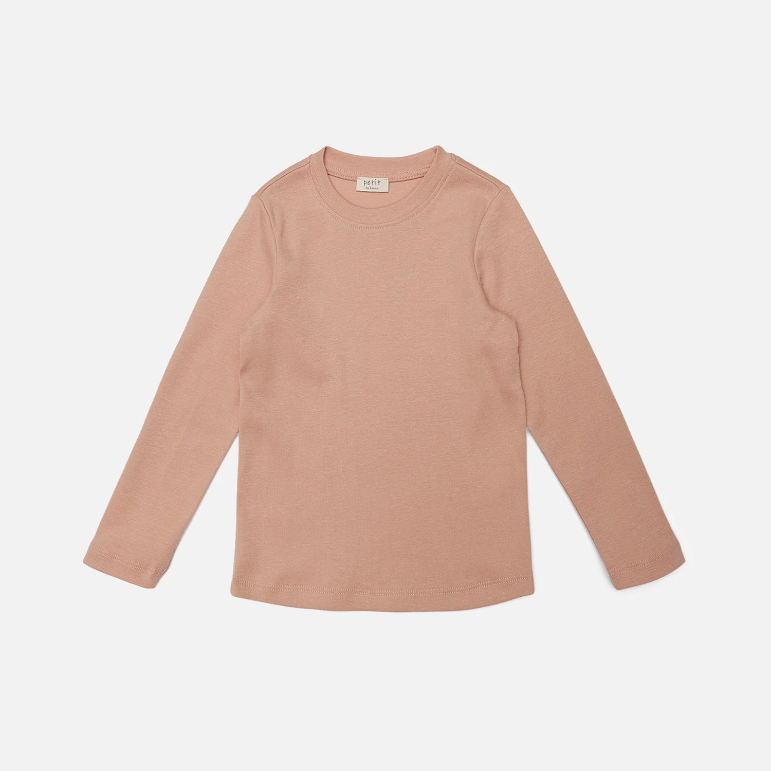Kids Cotton LS Top - Dusty Pink - Image 2