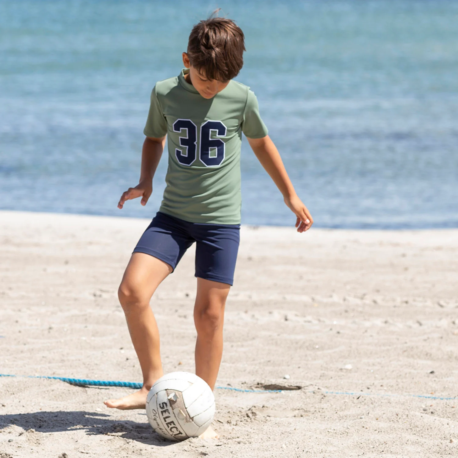 Kids Alex UV Swim Shorts - Navy - Image 5