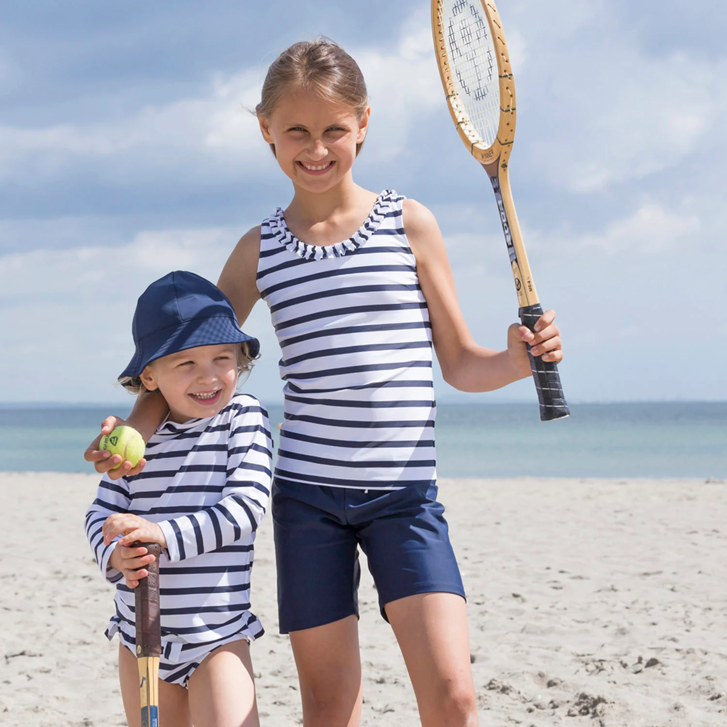 Kids Alex UV Swim Shorts - Navy - Image 6