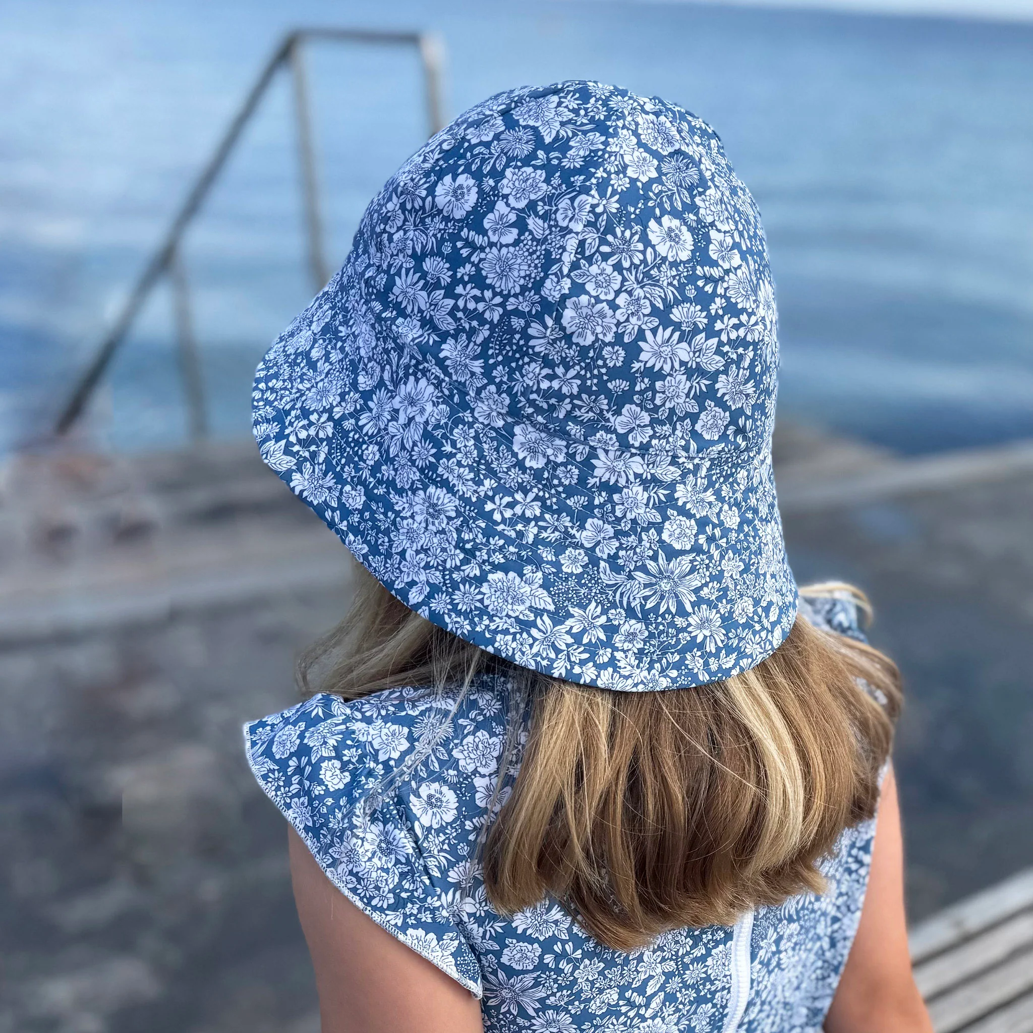 Baby & Kids Frey UV Swim Sun Hat - Evening Sky - Image 2