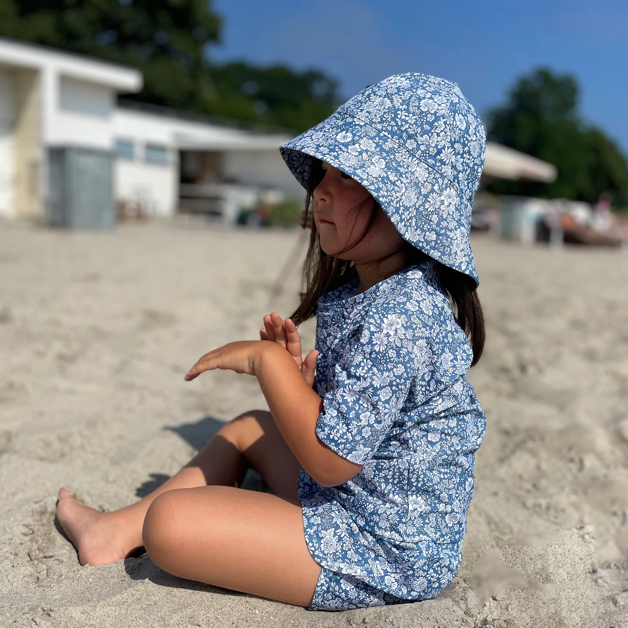 Baby & Kids Frey UV Swim Sun Hat - Evening Sky - Image 8