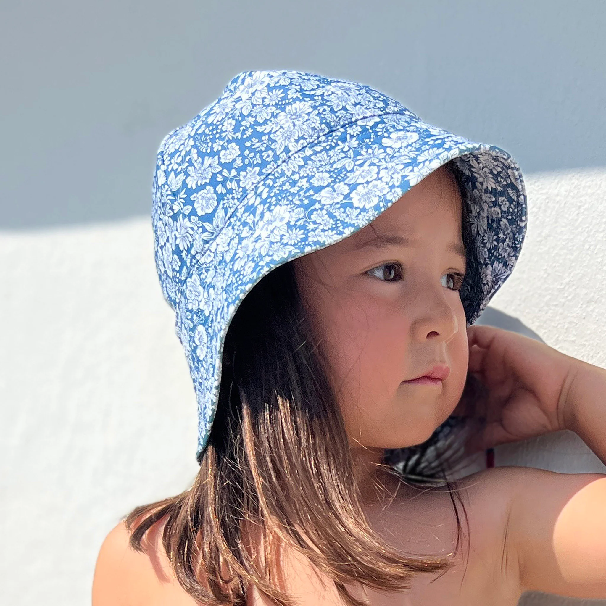 Baby & Kids Frey UV Swim Sun Hat - Evening Sky - Image 9