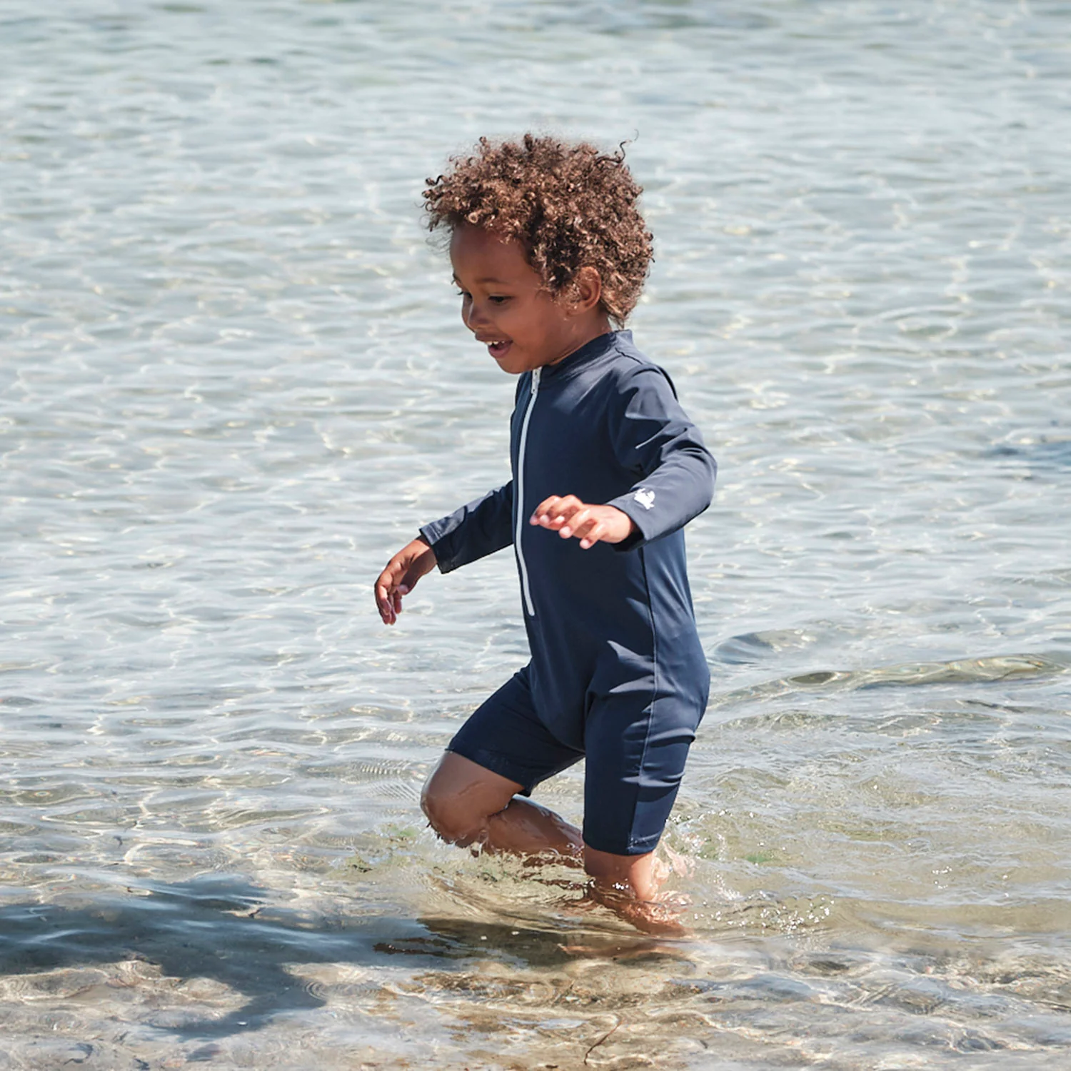 Kids Combi UV Swim Bodysuit - Navy - Image 5