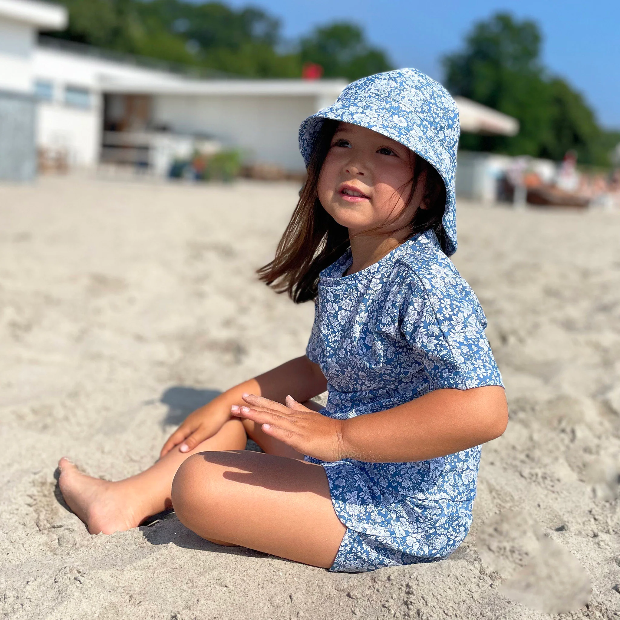 Kids Alexa UV Swim Shorts - Evening Sky - Image 6