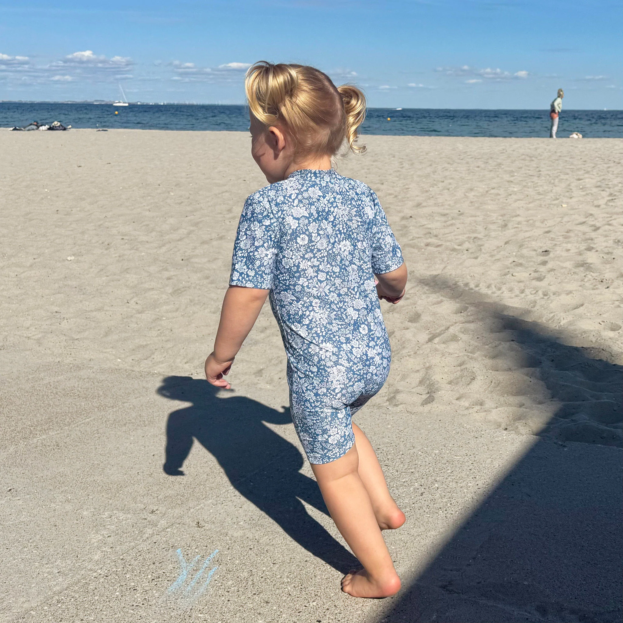 Kids Natsu UV SS Swim Bodysuit - Evening Sky - Image 3
