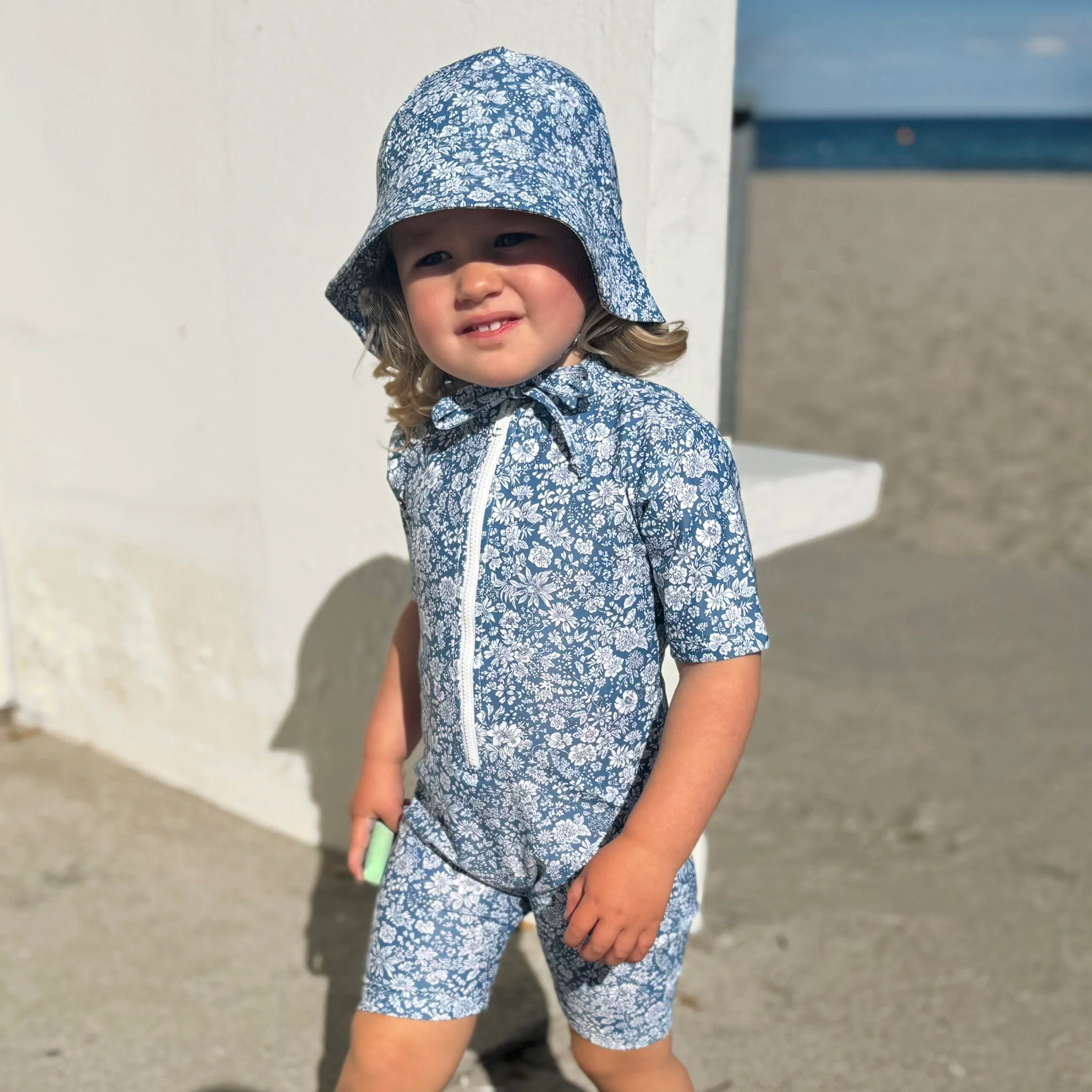 Kids Natsu UV SS Swim Bodysuit - Evening Sky - Image 5
