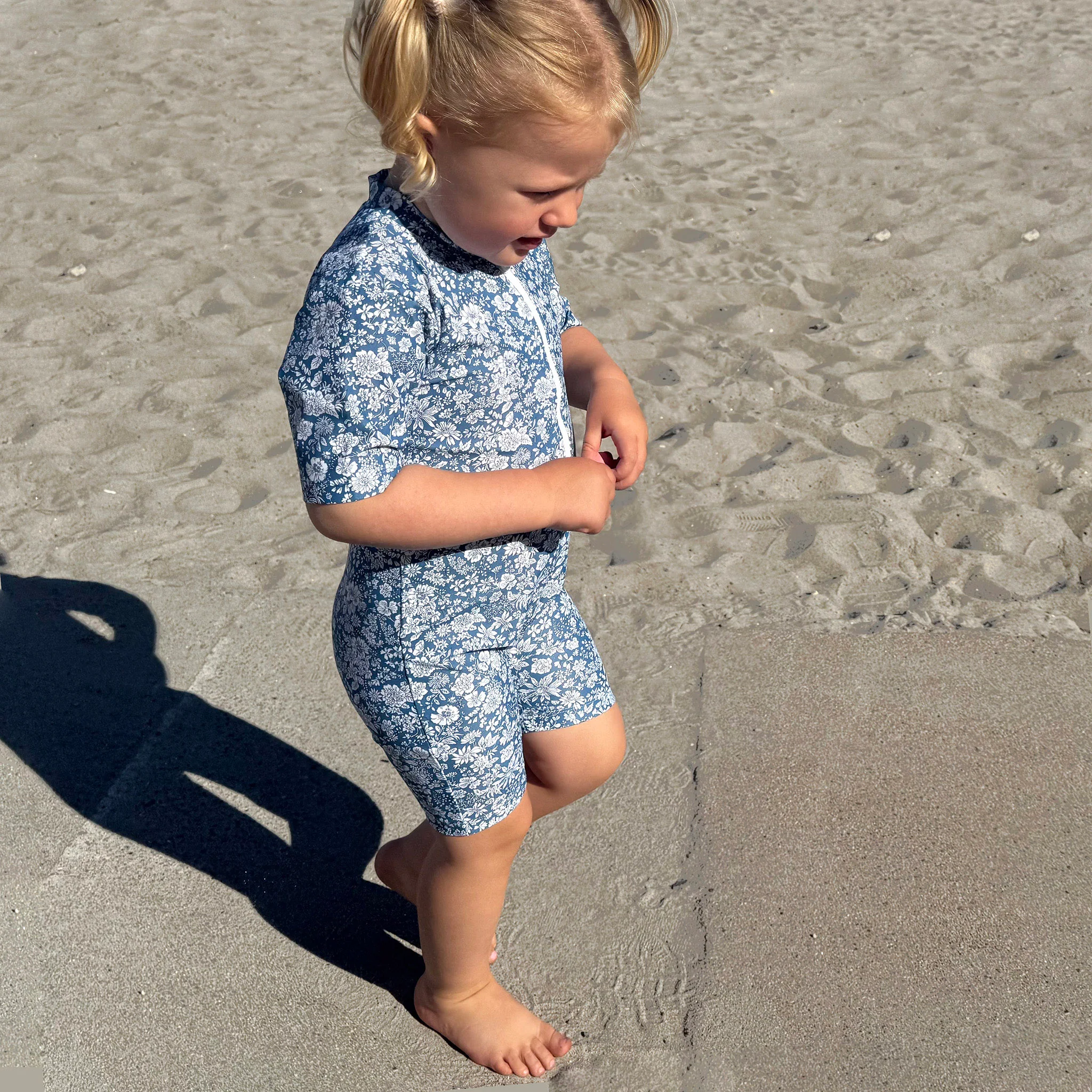Kids Natsu UV SS Swim Bodysuit - Evening Sky - Image 7