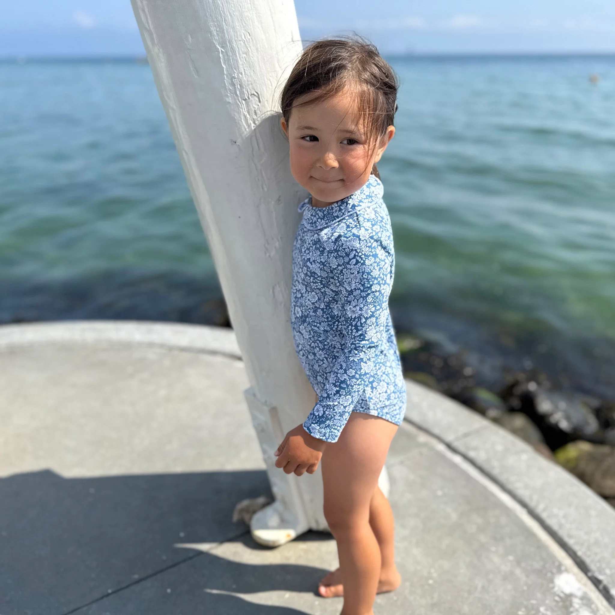 Kids Peter Pan UV LS Swimsuit - Evening Sky - Image 6