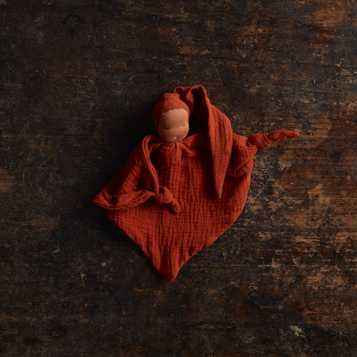 Cotton Muslin Snuggle Comforter - Brick - Many Colours - Image 3