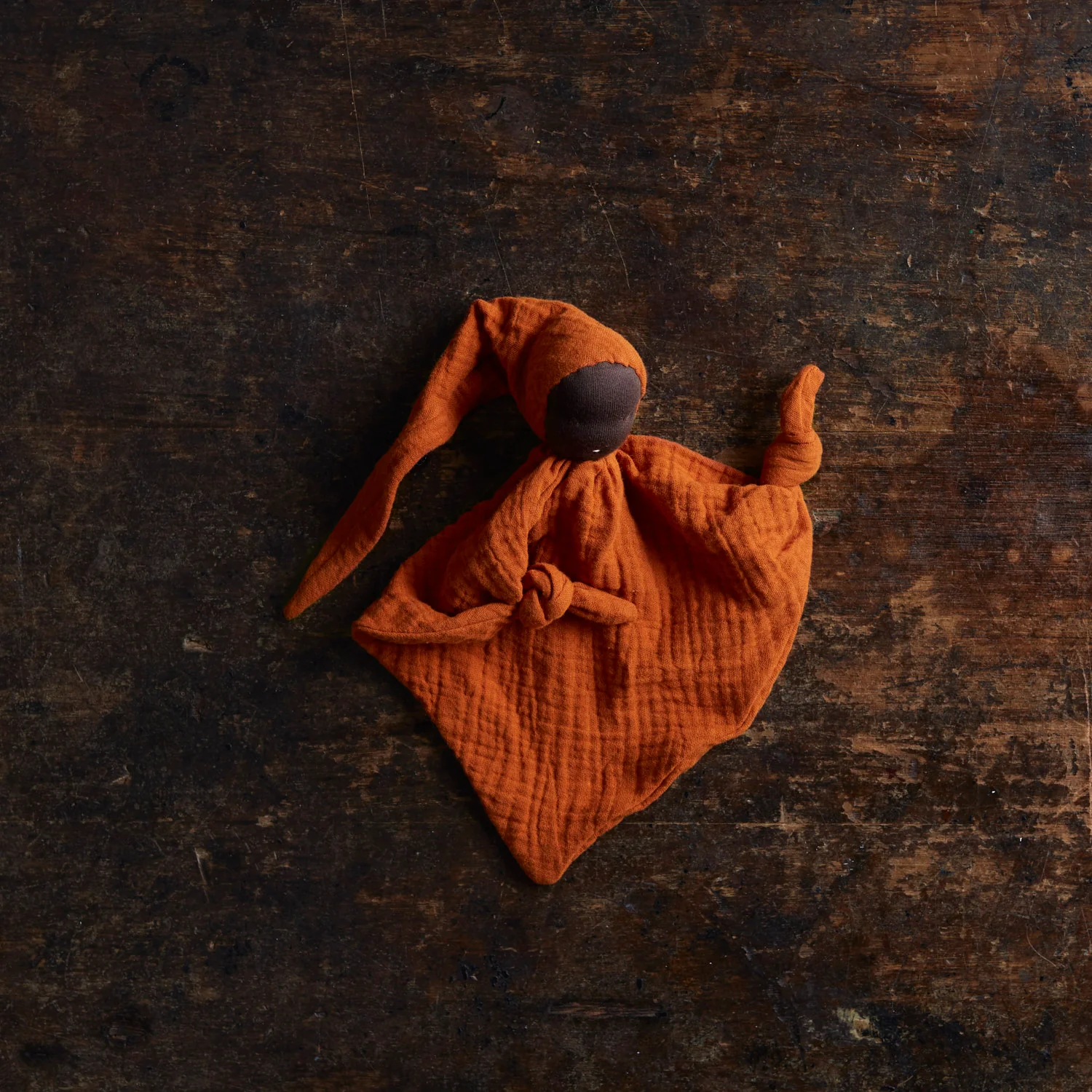 Cotton Muslin Snuggle Comforter - Rust - Many Colours - Image 4