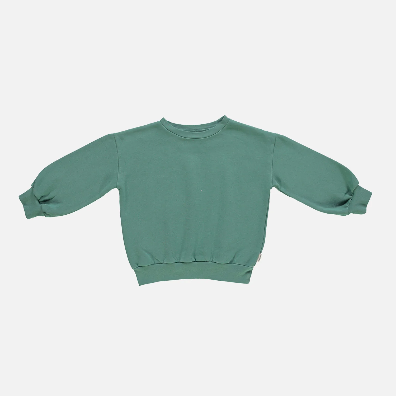 Kids Cotton Jojoba Sweatshirt - Deep Grass Green - Image 4