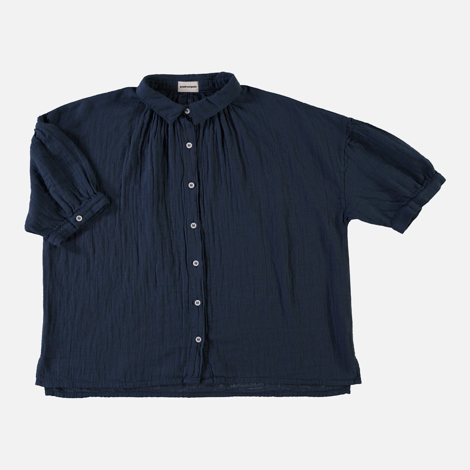 Women's Cotton Neotine Blouse - Midnight Navy - Image 2