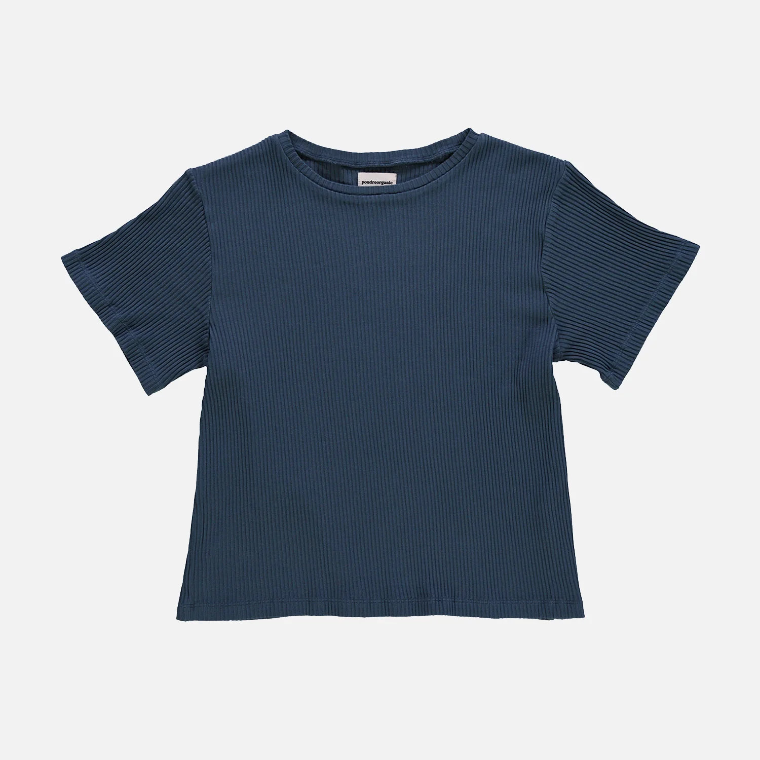 Women's Cotton Rib Orgeat T-Shirt - Midnight Navy - Image 2