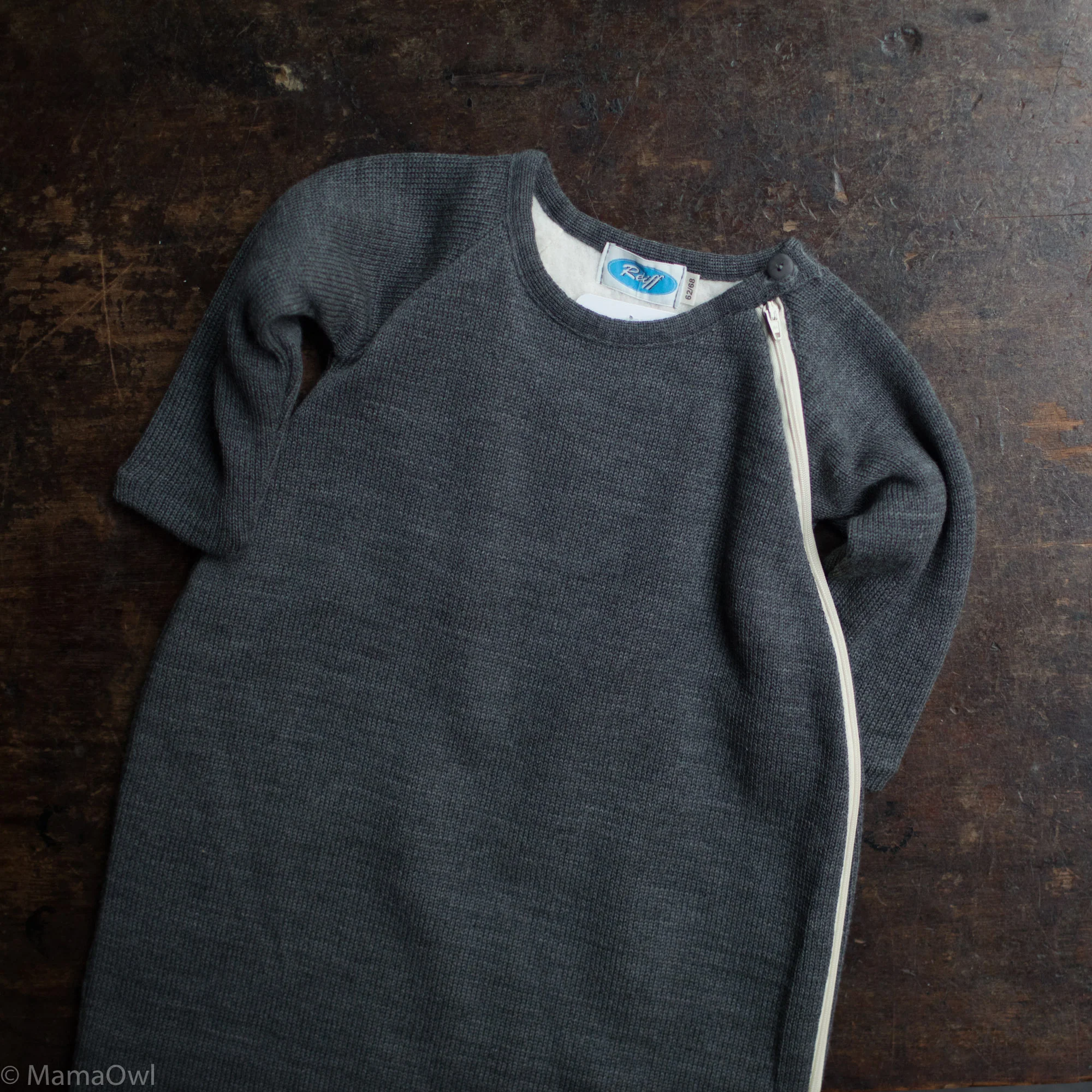 Merino Wool/Cotton LS Sleeping Bag - Slate - Image 2