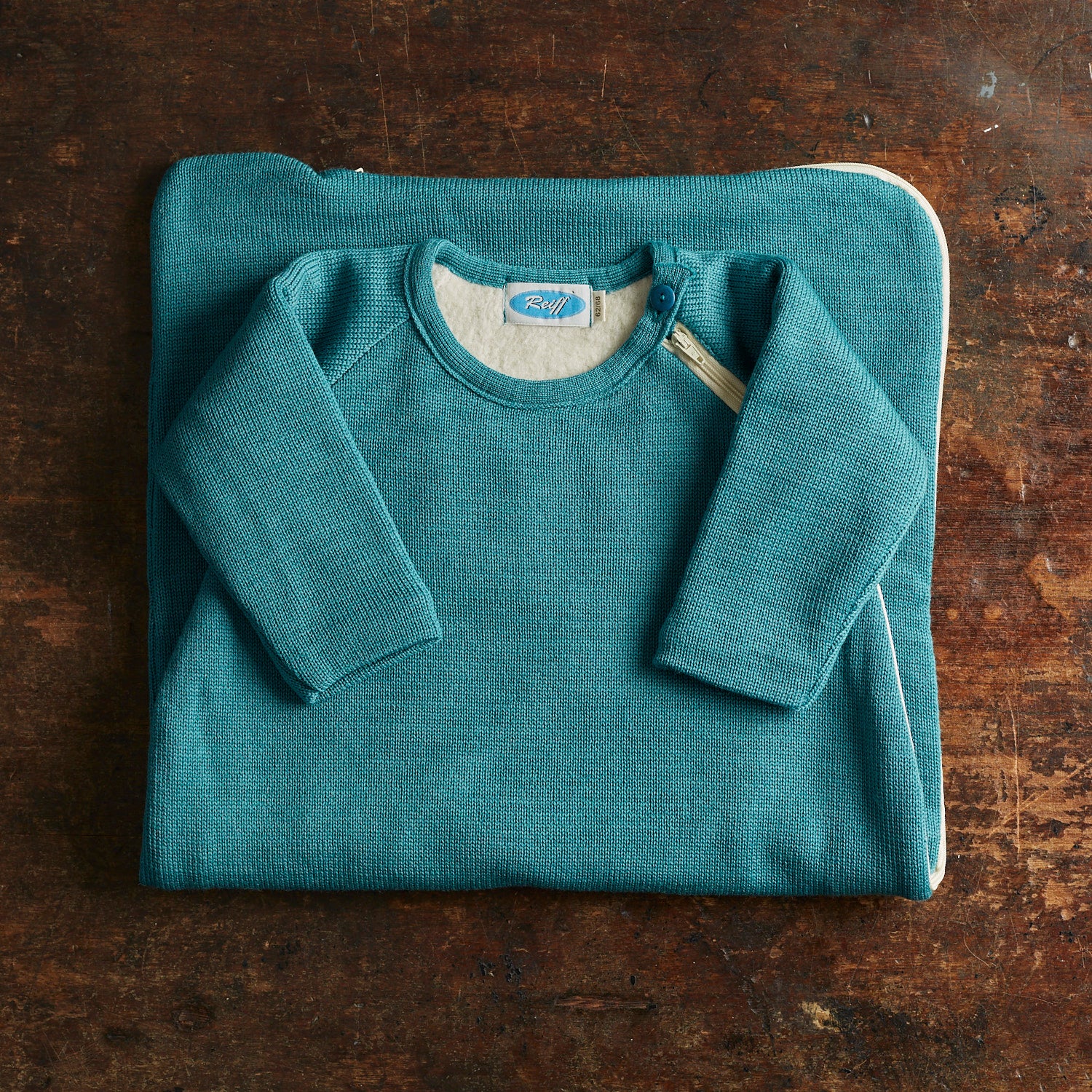 Merino Wool/Cotton LS Sleeping Bag - Teal - Image 2